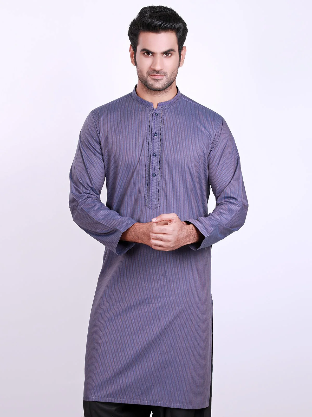 Men's Purple Kurta - 9310-S Men's Kurta