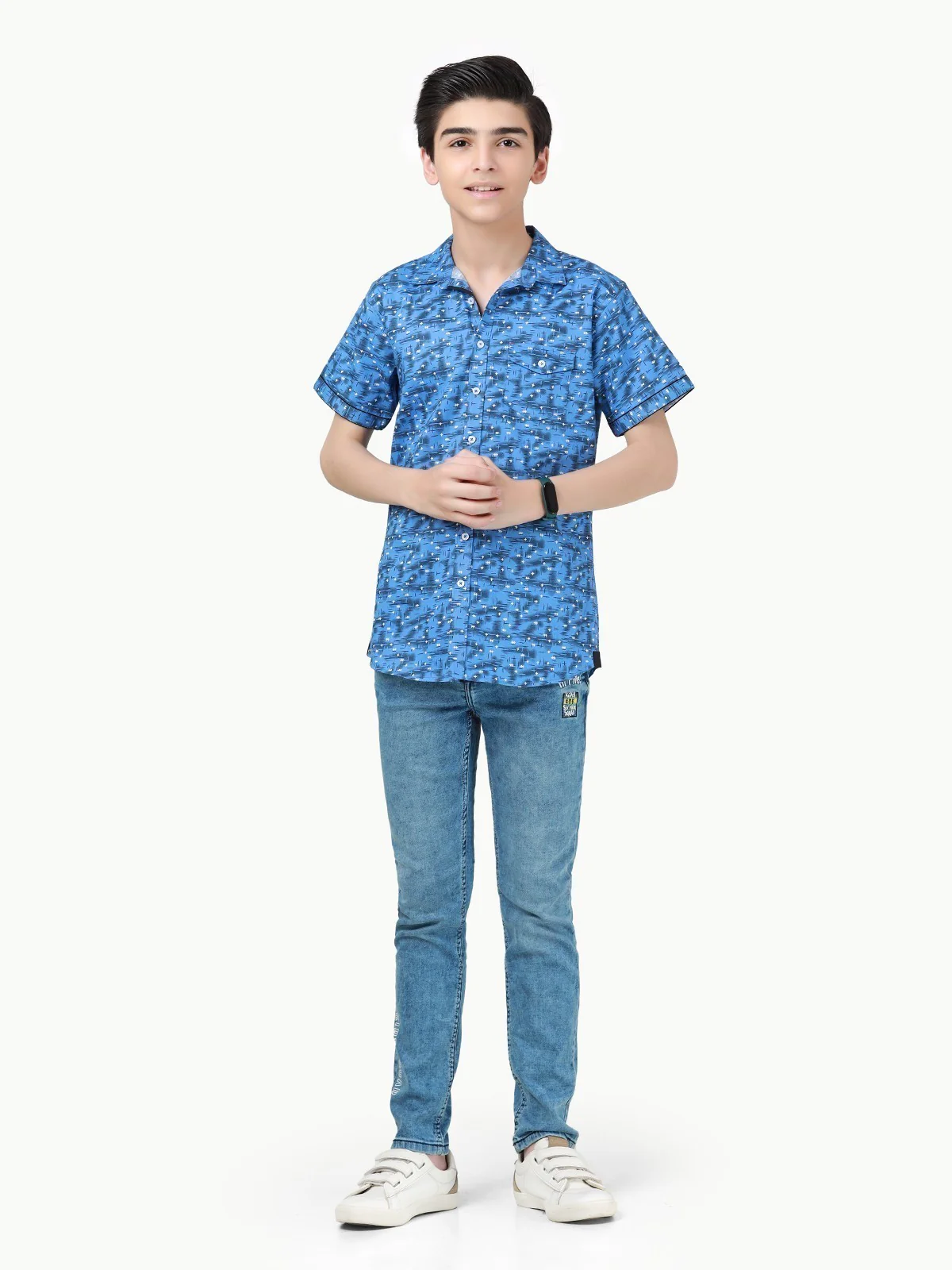 Boy's Blue Shirt - EBTS22-27444