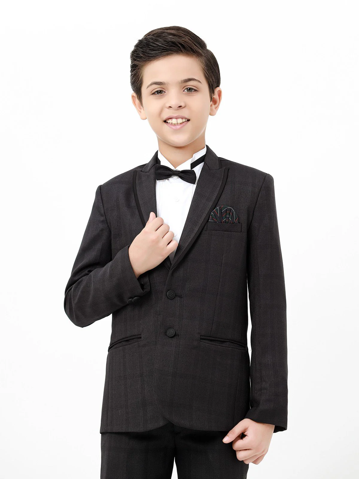 Boy's Dark Grey Coat Pant - EBTCPC22-4485 - Image 2