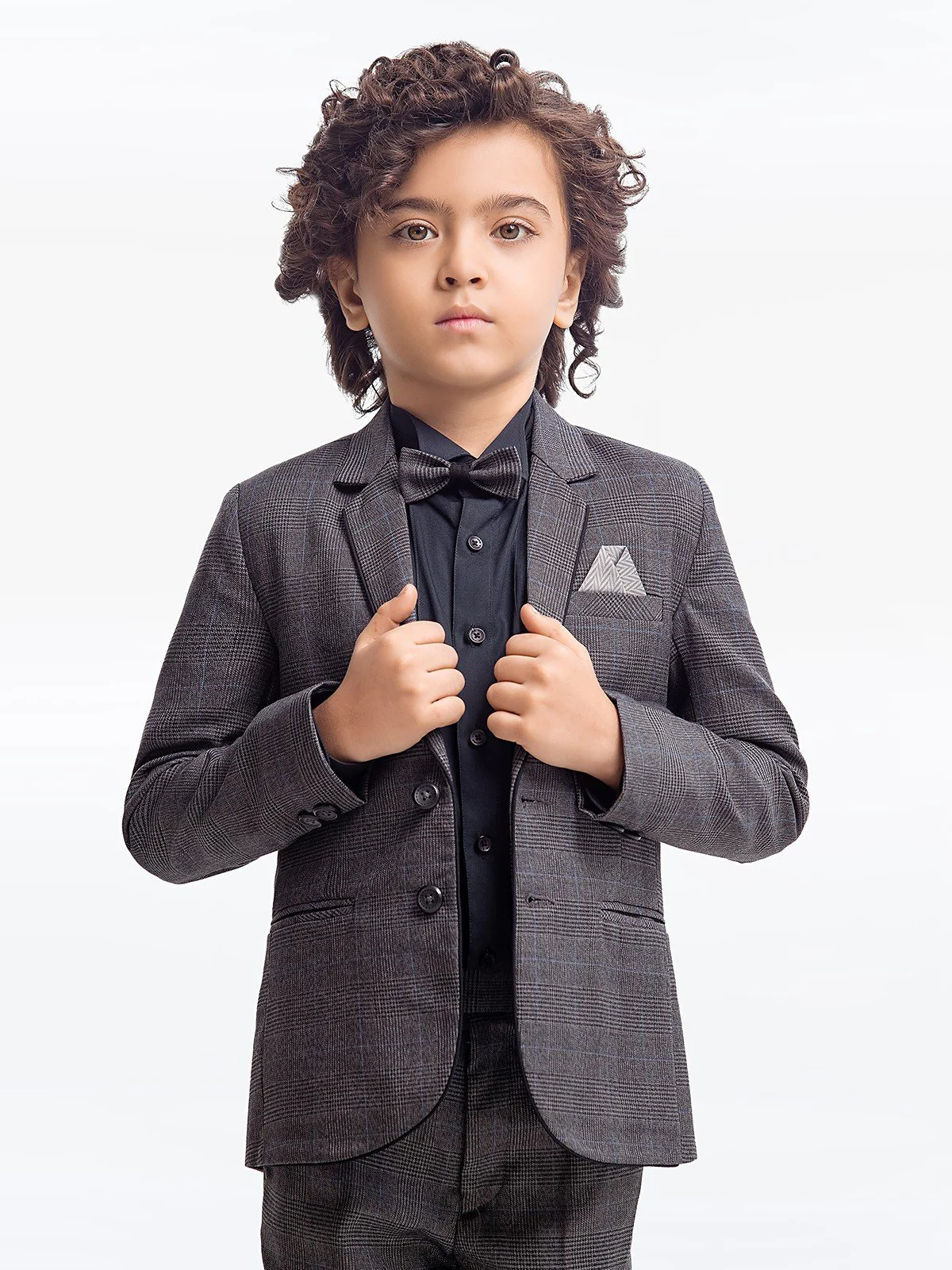 Boy's Dark Grey Coat Pant - EBTCPC22-4486 - Image 2