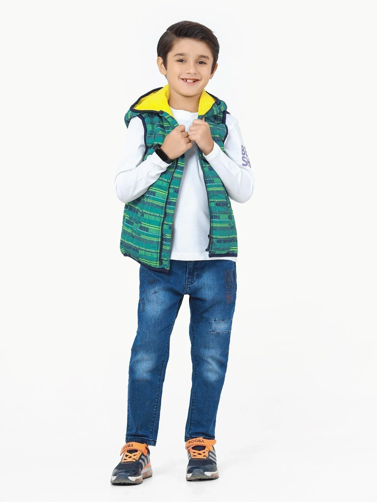 Boy's Green Jacket - EBTJP22-003