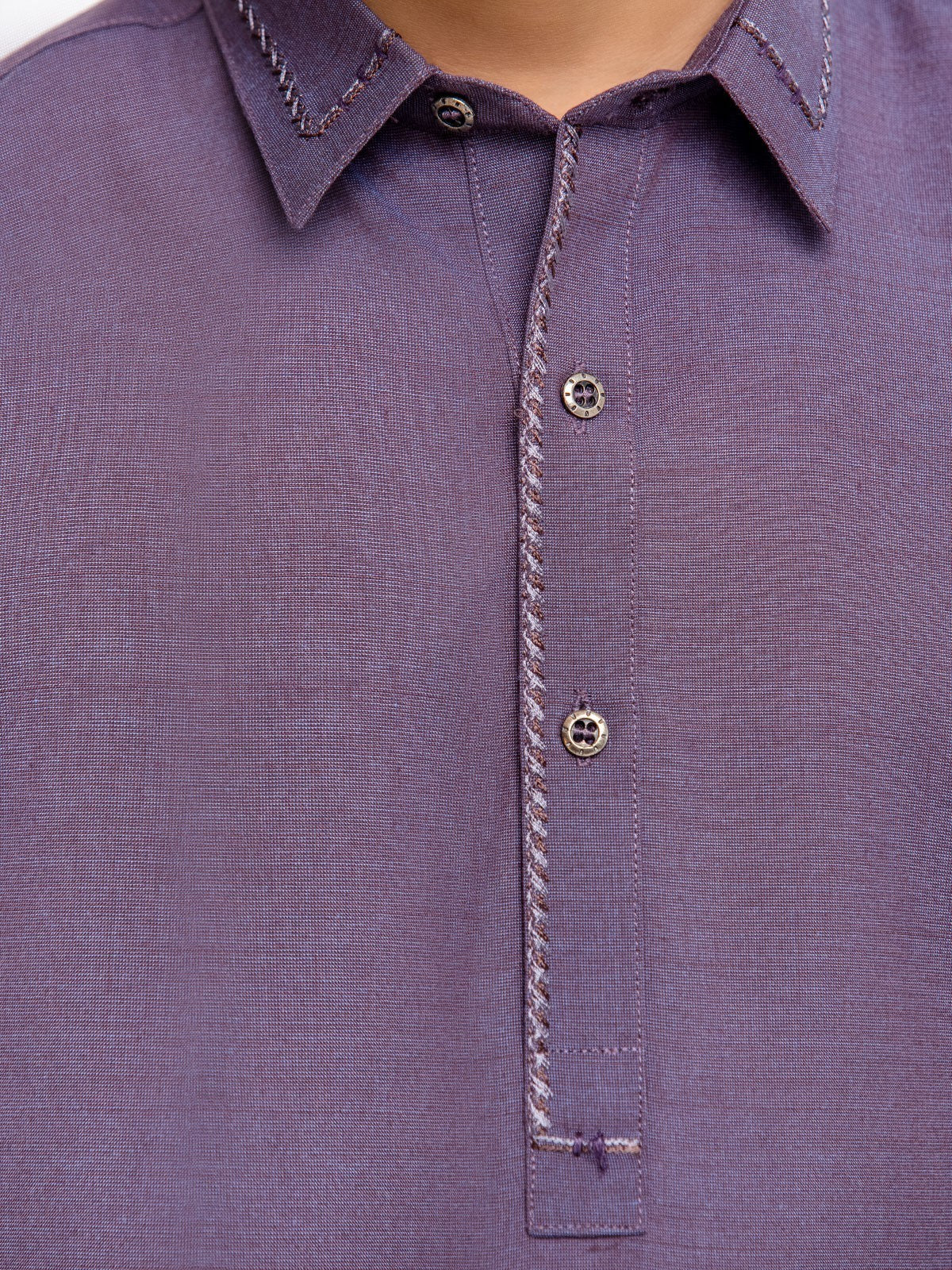 Boy's Purple Kurta Shalwar - EBTKS23-3894 - Image 4