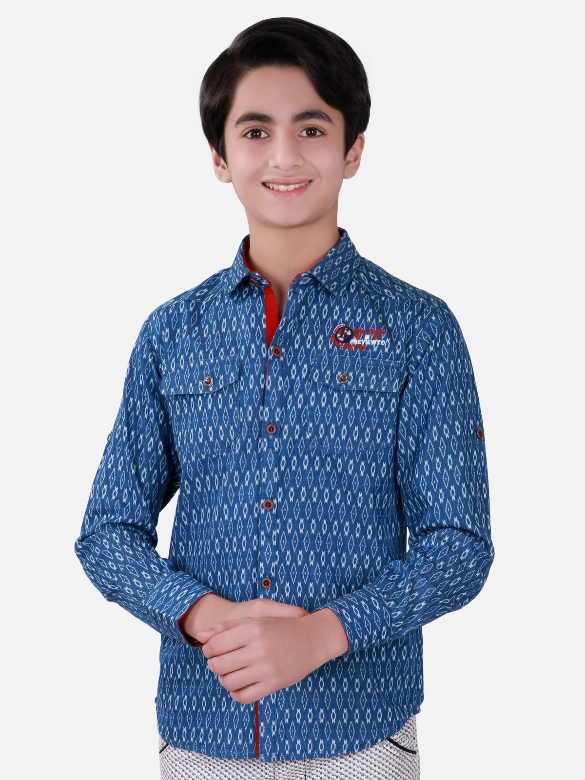 Boys Blue Shirt - BTS-FS16-14306