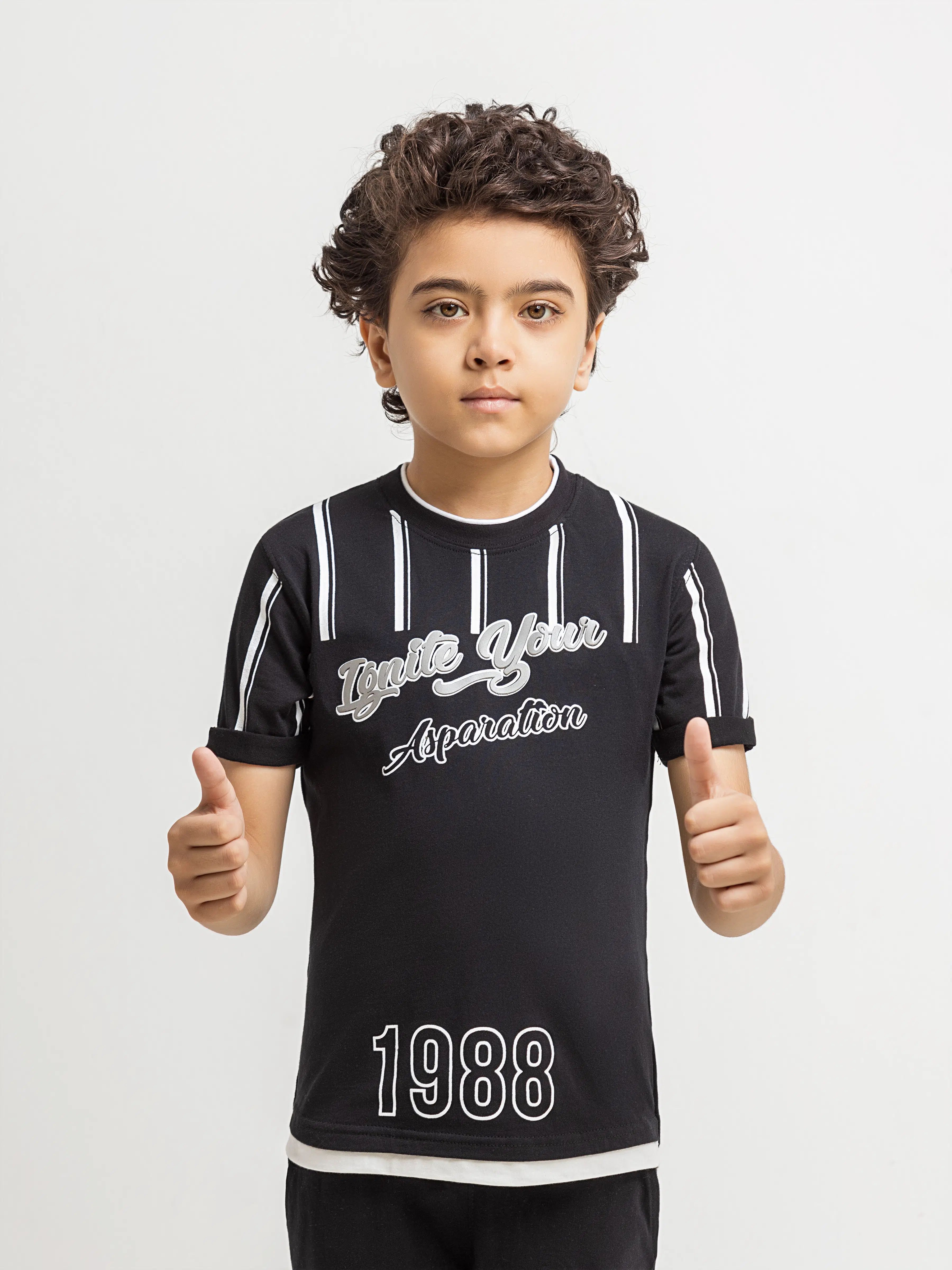 Boy's Black Co Ord Set - EBTCS6-002