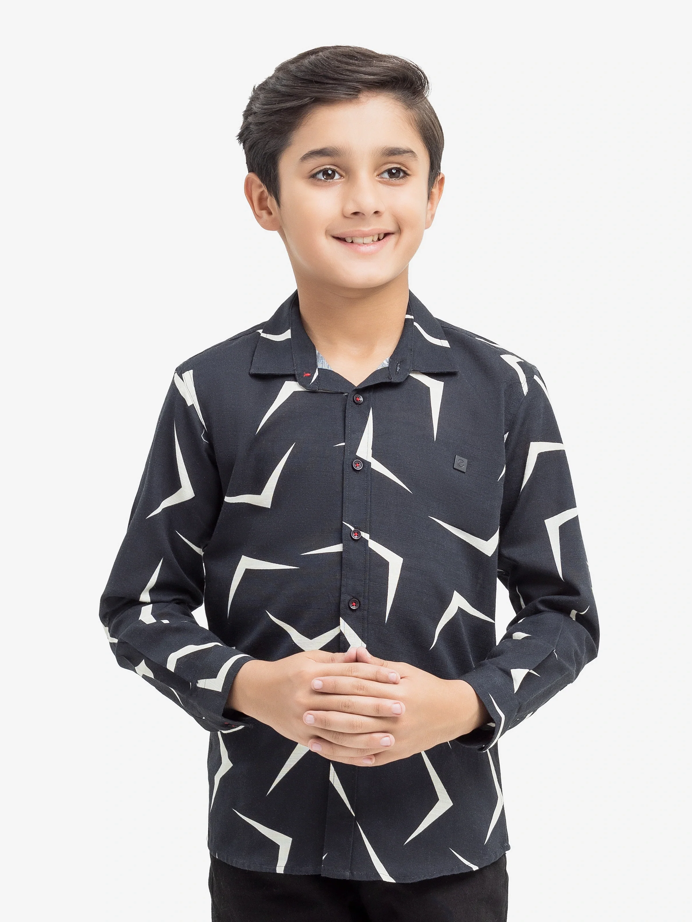 Boy's Black Shirt - EBTS5-27601