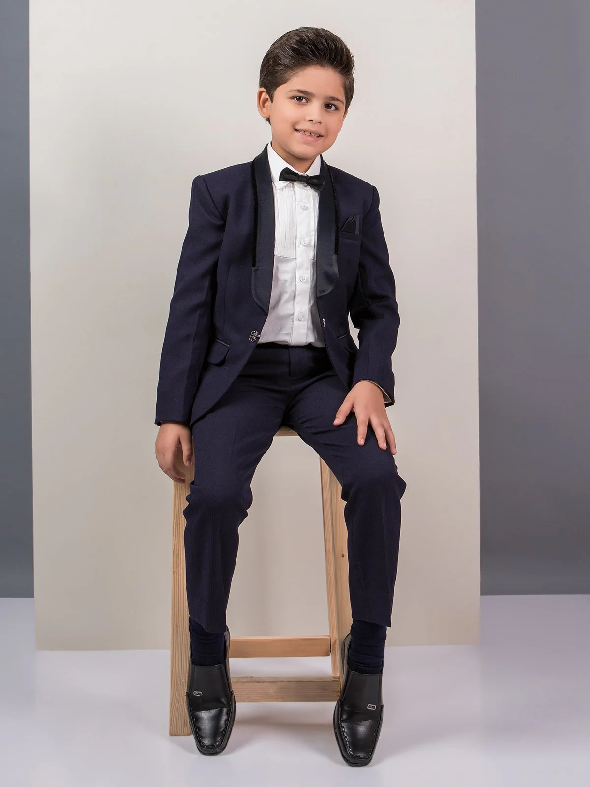 Boy's Deep Blue Coat Pant - EBTCPC19-4422