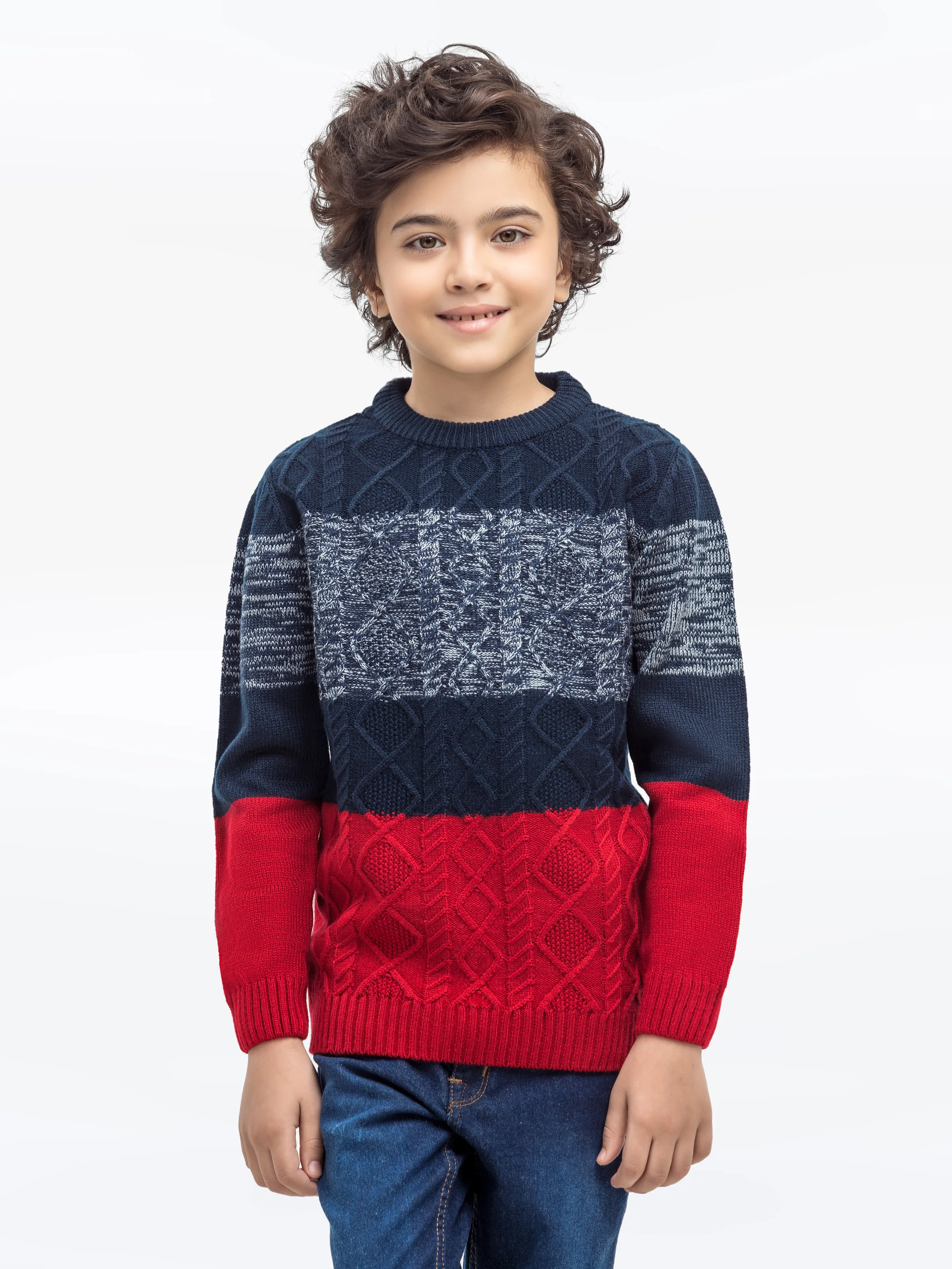 Boy's Multi Sweater - EBTSWT24-009