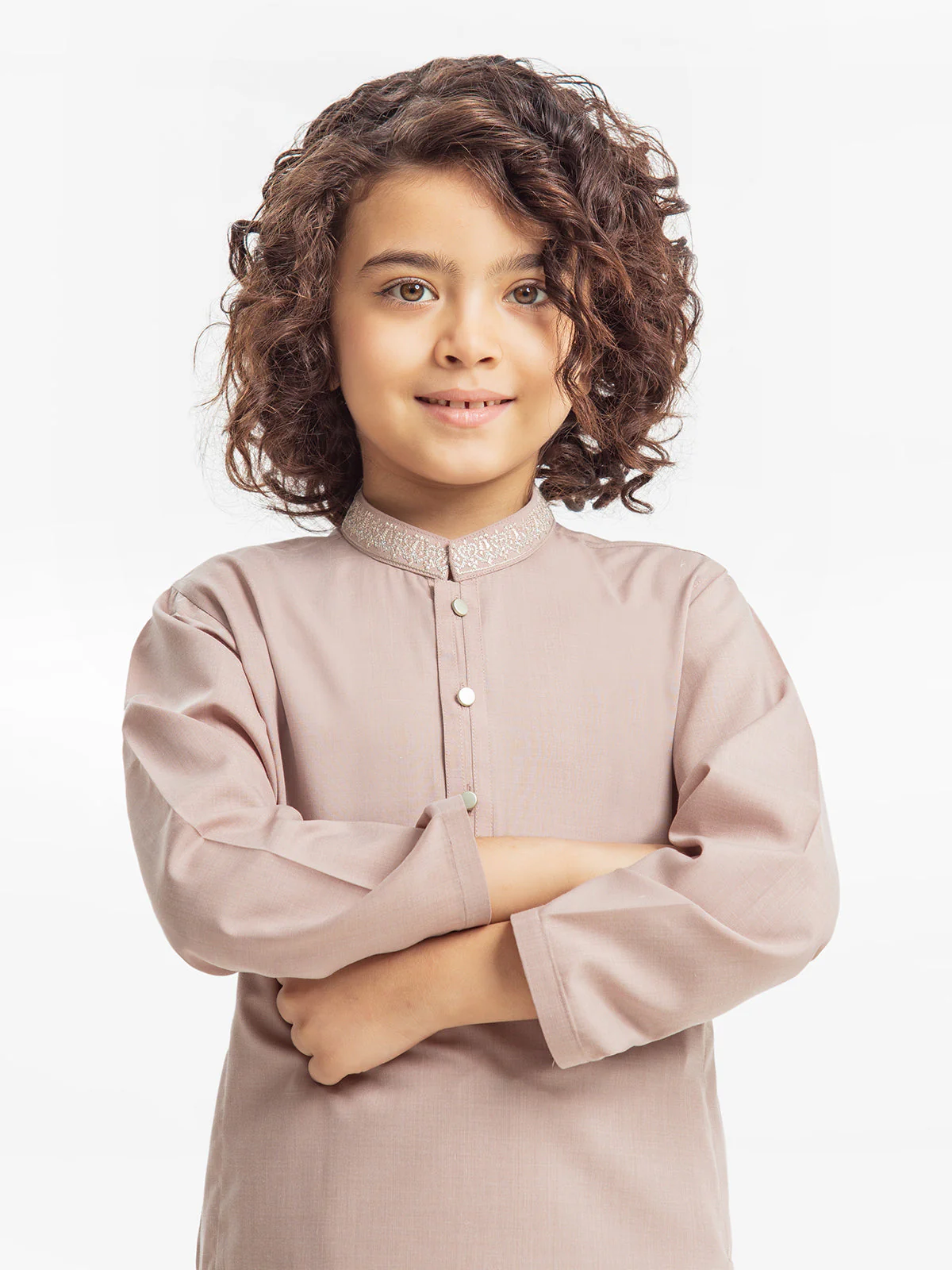 Boy's Tea Rose Kurta Shalwar - EBTKS24-3941 - Image 2