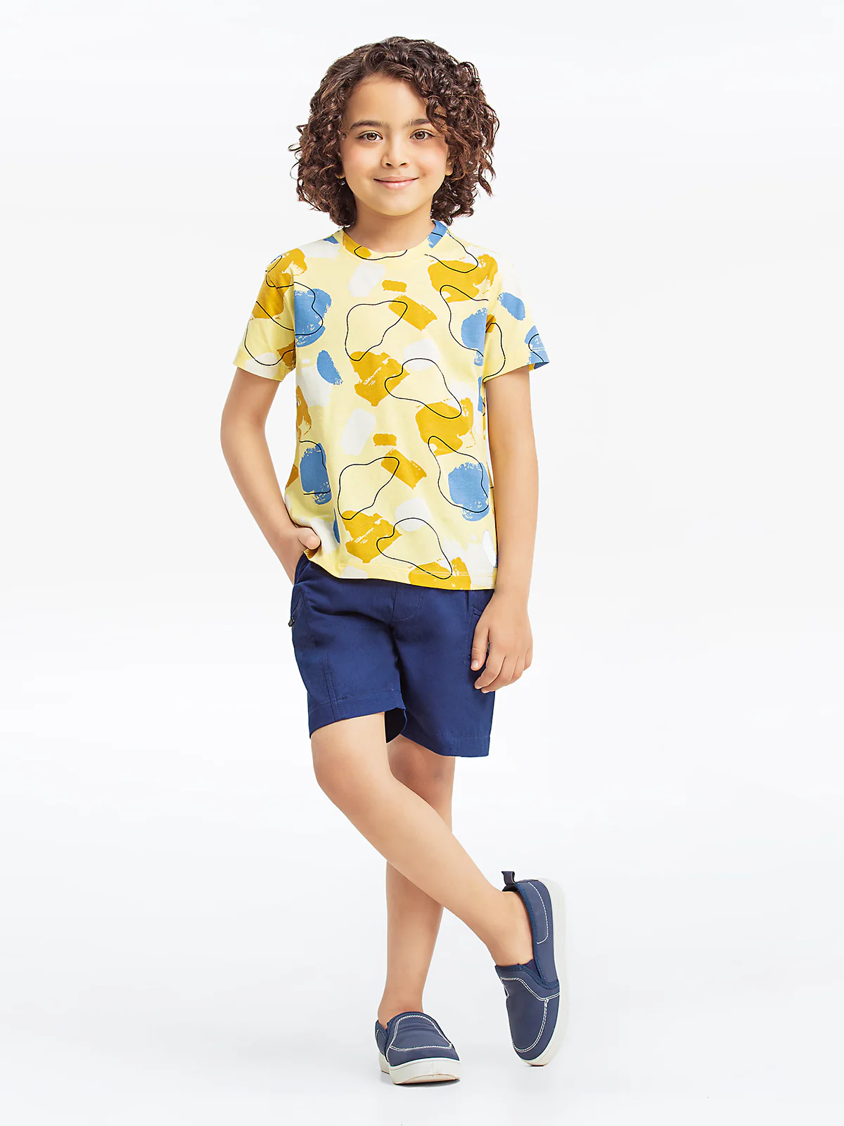 Boy's Yellow T-Shirt - EBTTS23-057