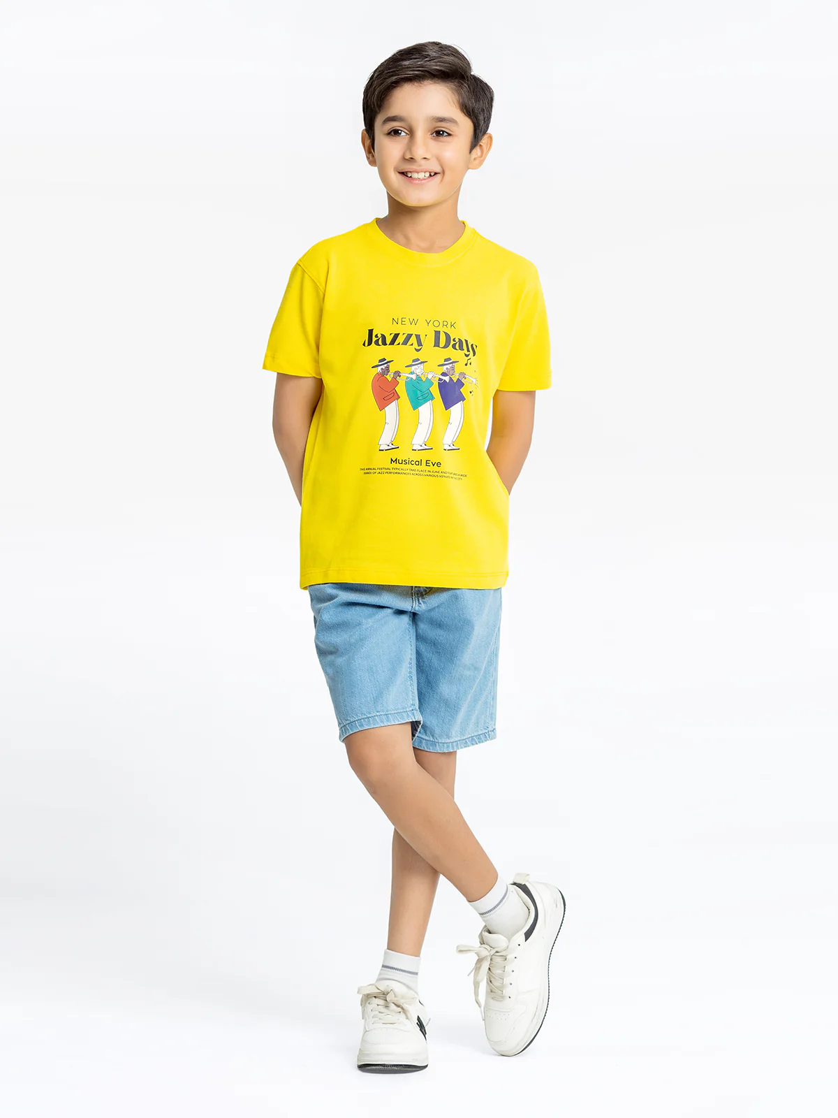 Boy's Yellow T-Shirt - EBTTS24-061