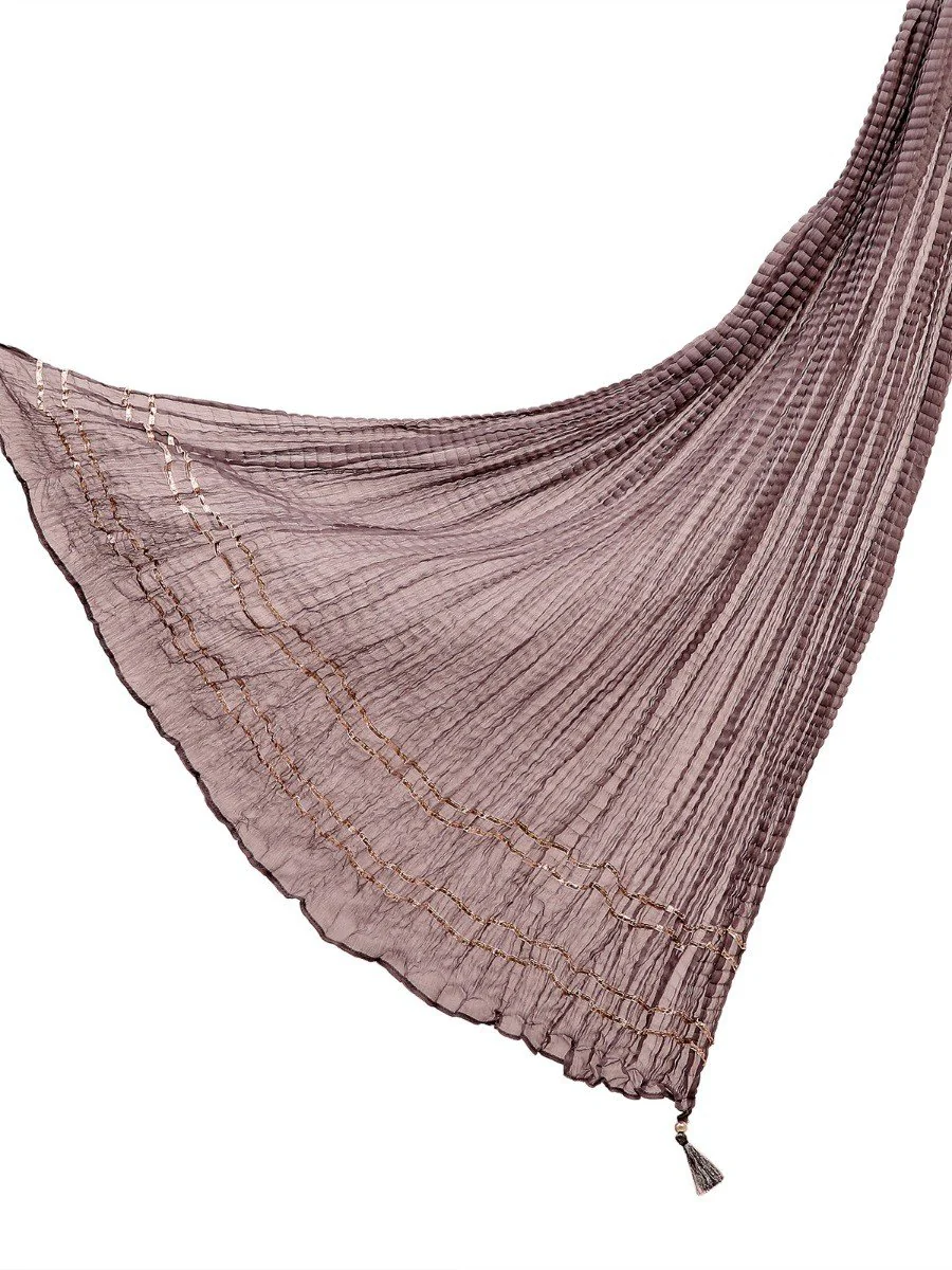 Women's Grey Dupatta - EAWD20-013