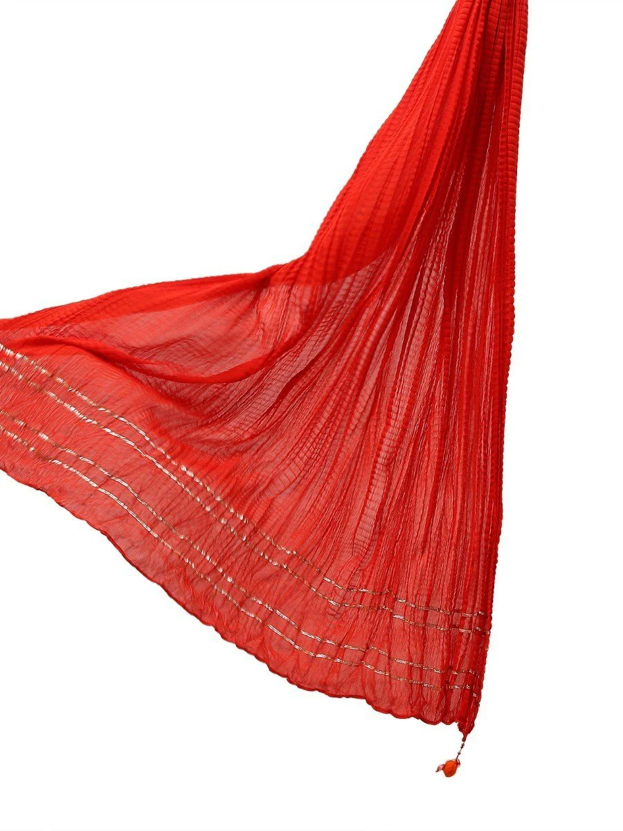 Women's Orange Dupatta - EAWD20-026