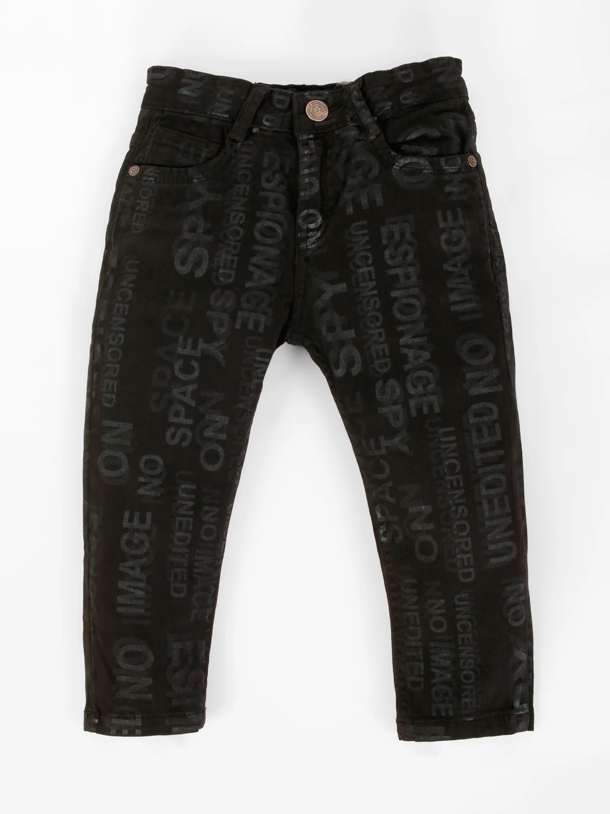 Boy's Black Jeans - EBBDP20-016