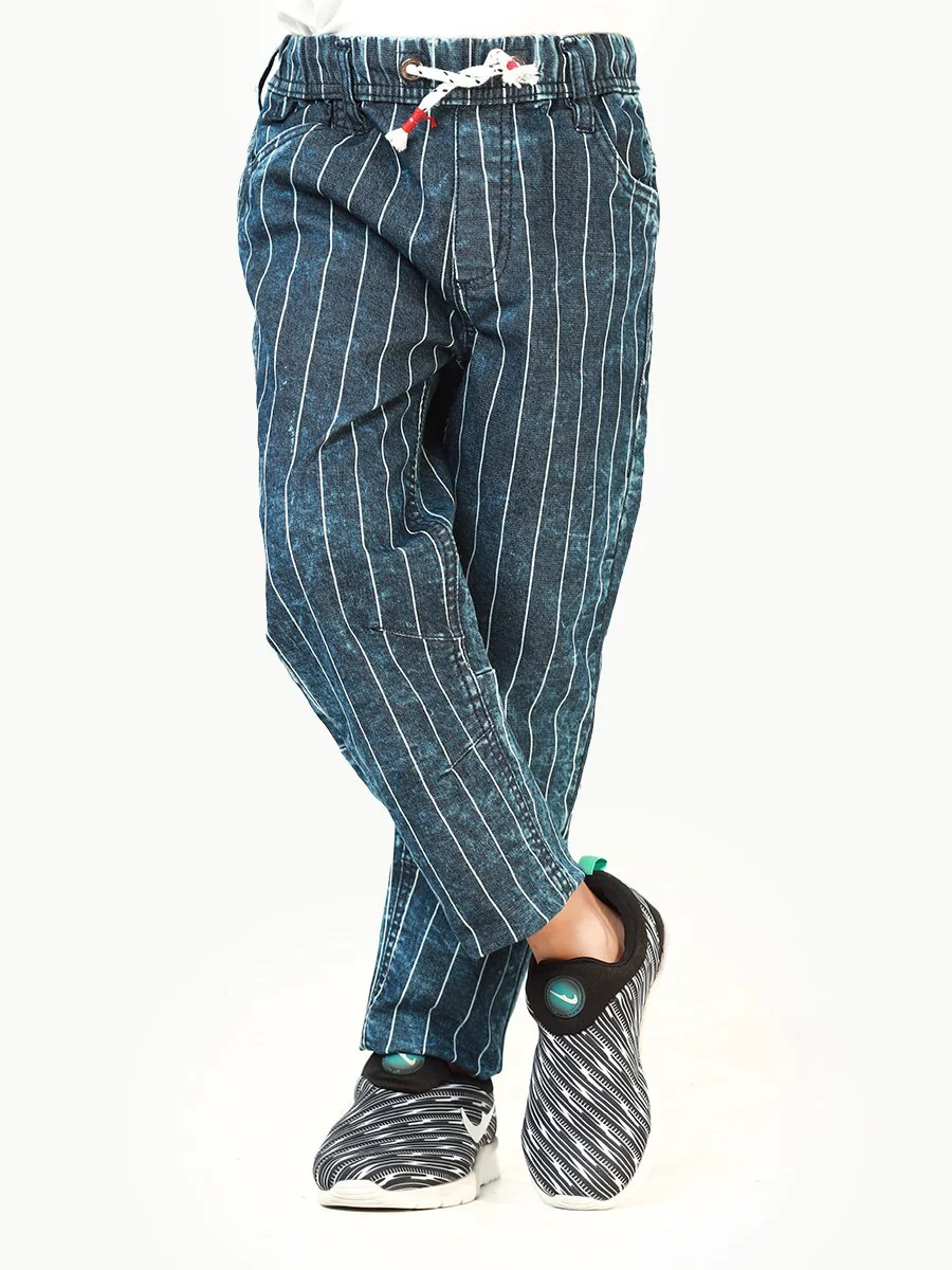 Boy's Indigo Blue Trouser - EBBT22-015