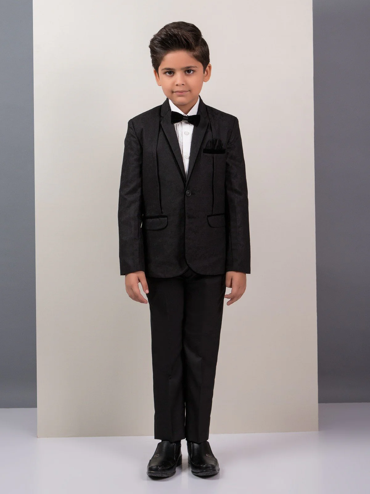 Boy's Brown Black Coat Pant - EBTCPC19-4428