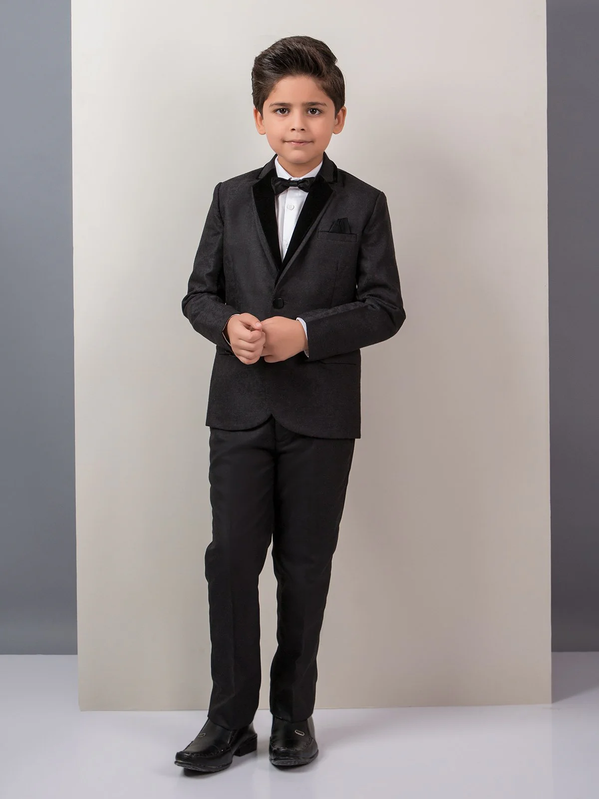 Boy's Brown Black Coat Pant - EBTCPC19-4434
