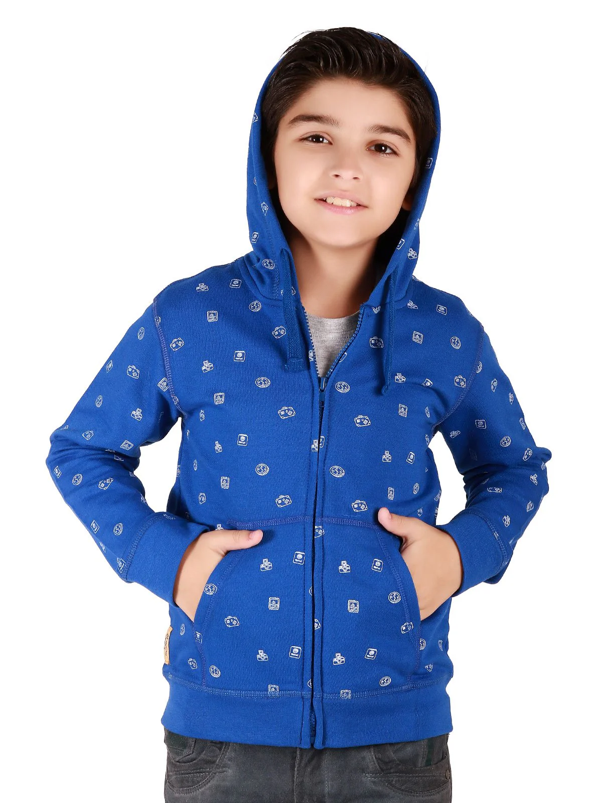 Boy's Royal Blue Hoodie - EBTH19-025