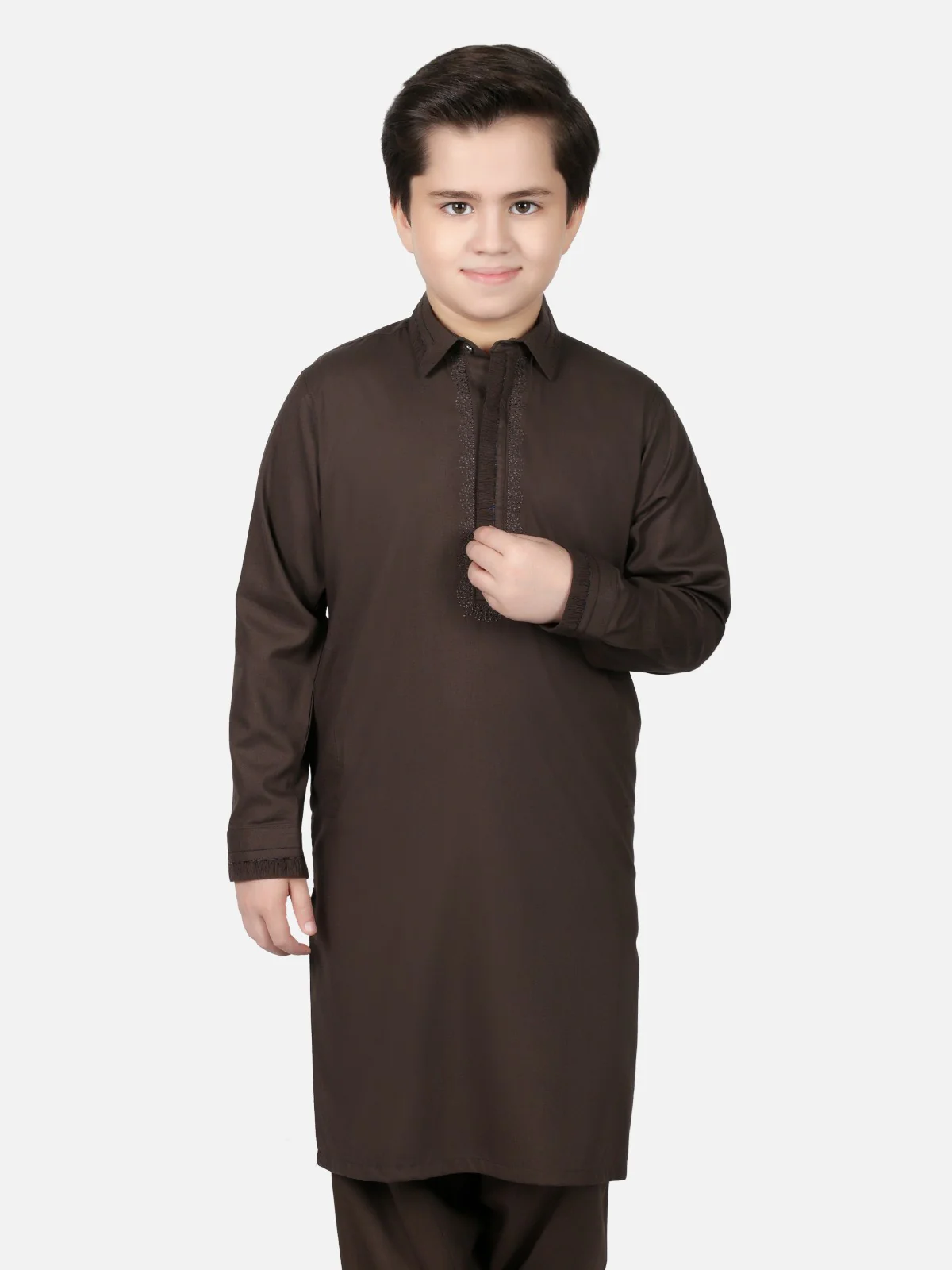Boy's Kai Green Kurta Shalwar - EBTKS18-3573