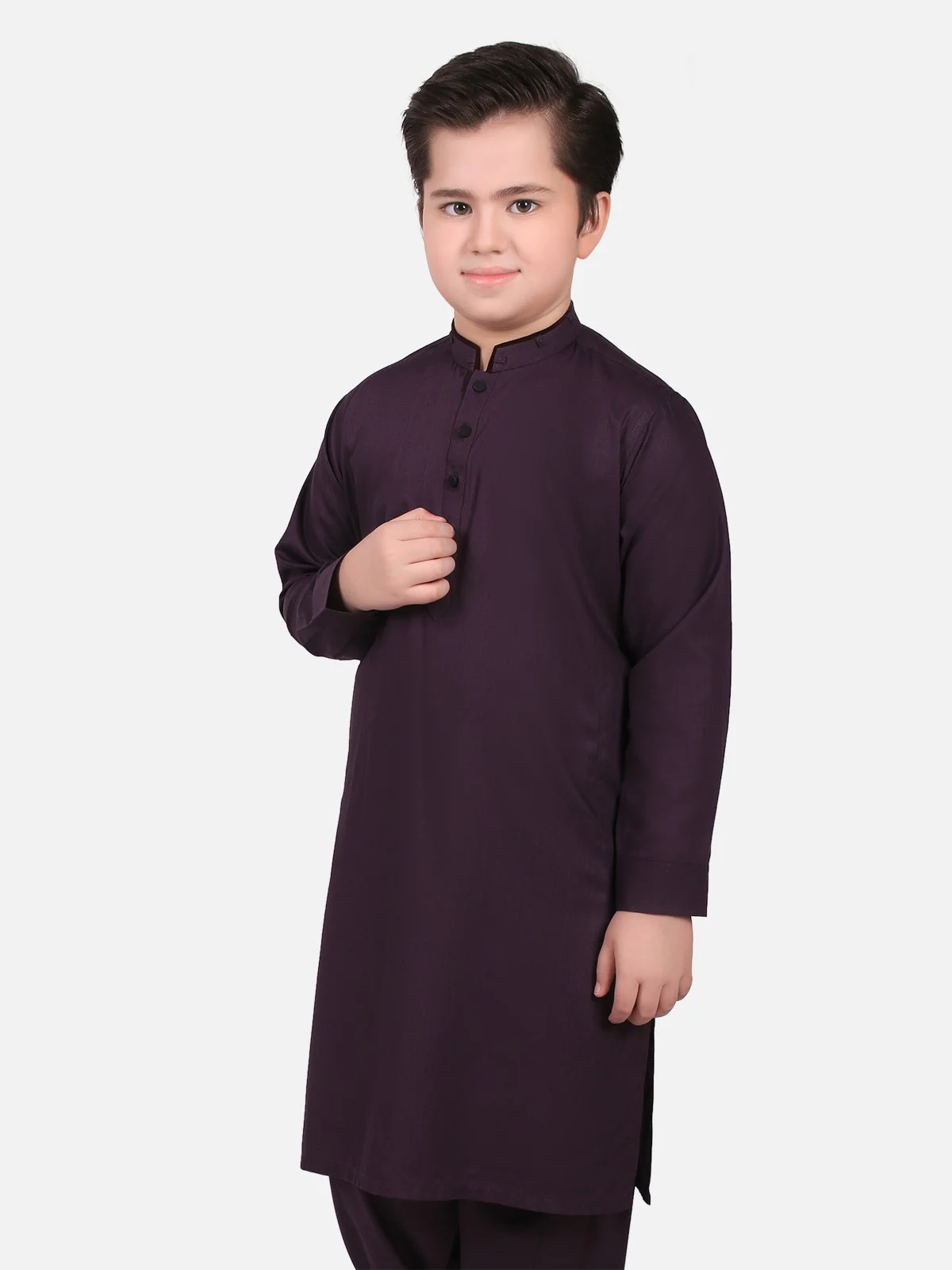 Boy's Purple Kurta Shalwar - EBTKS19-3601