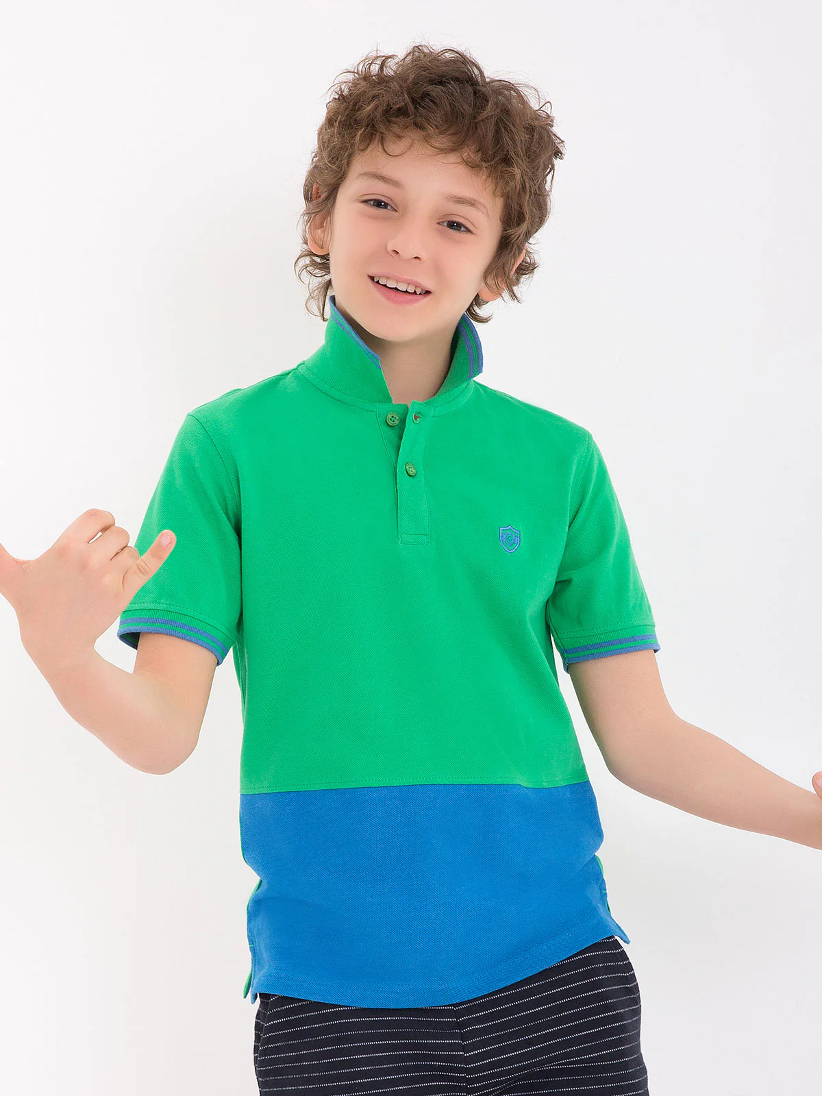 Boys Green Polo Shirt - EBTPS18-011