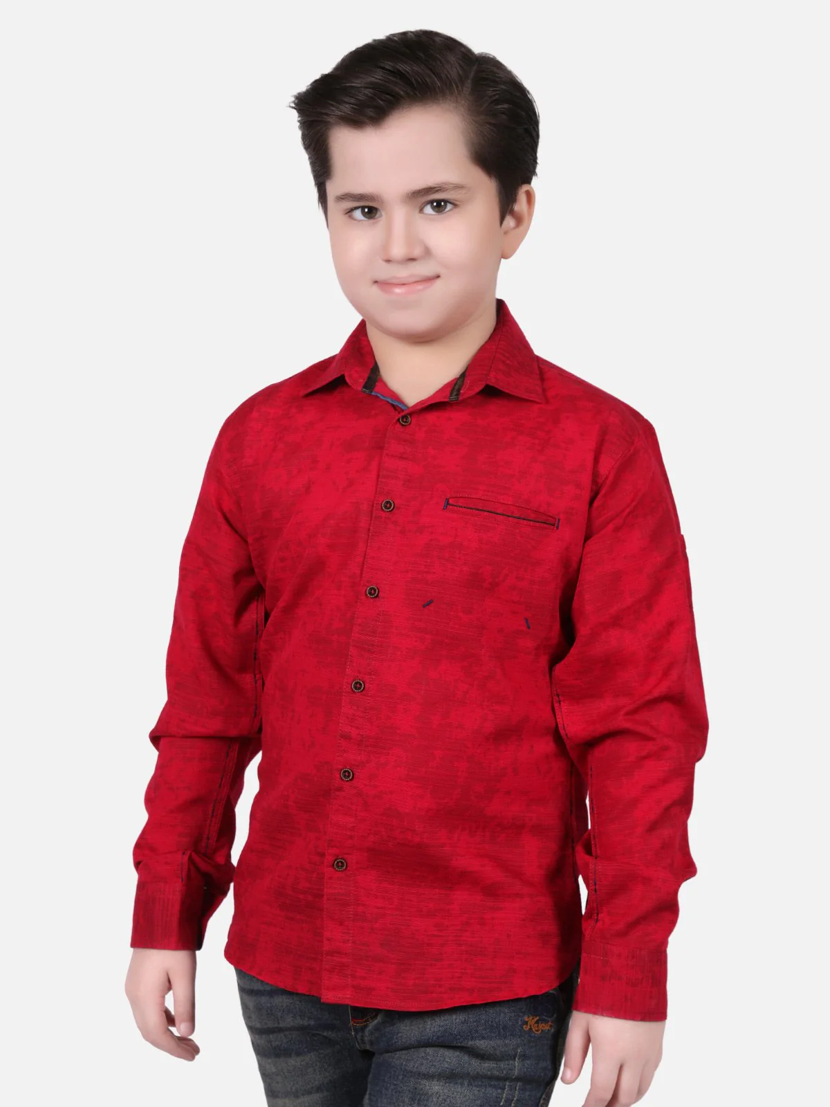 Boy's Red Shirt - EBTS18-27203