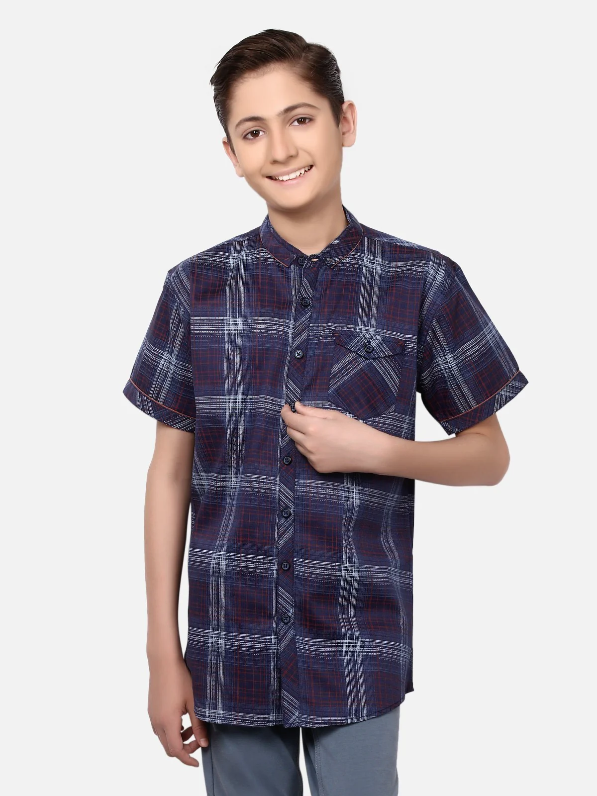 Boy's Blue Shirt - EBTS19-27225