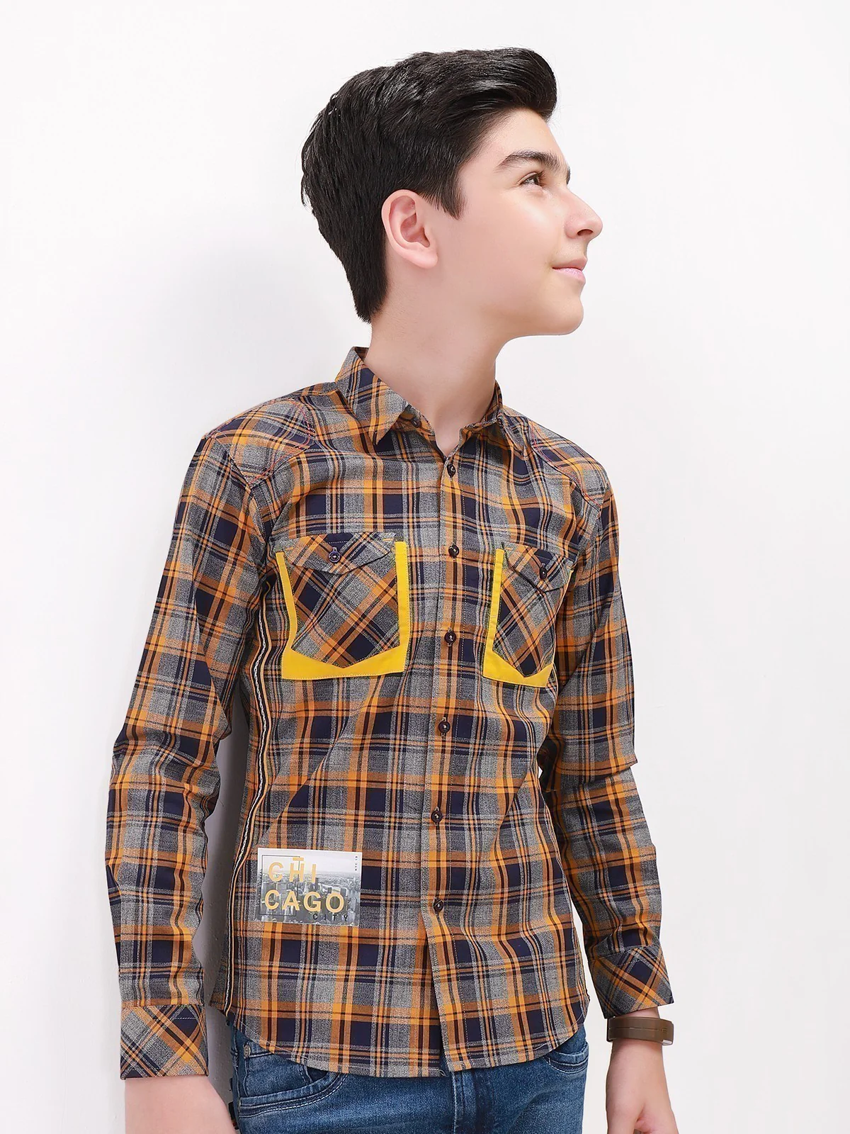 Boy's Dark Navy Shirt - EBTS21-27334