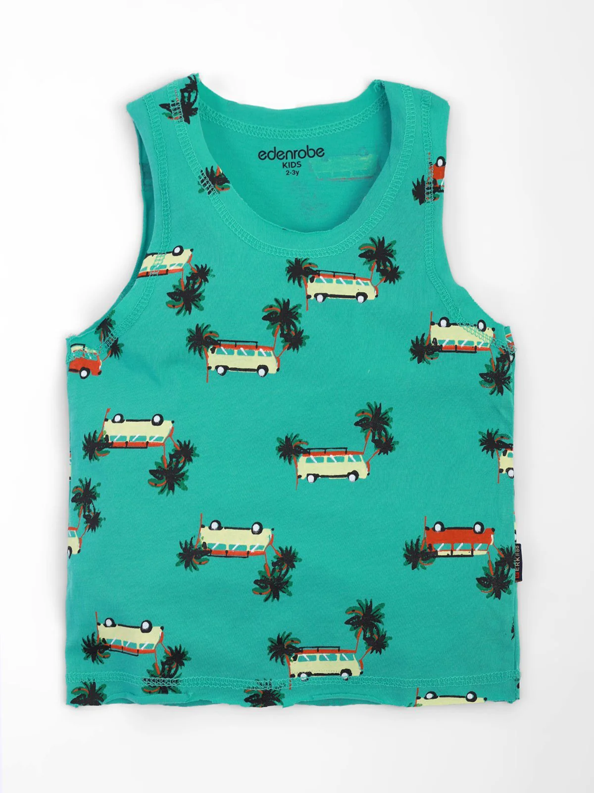 Boy's Sea Green Tank Top - EBTT21-019