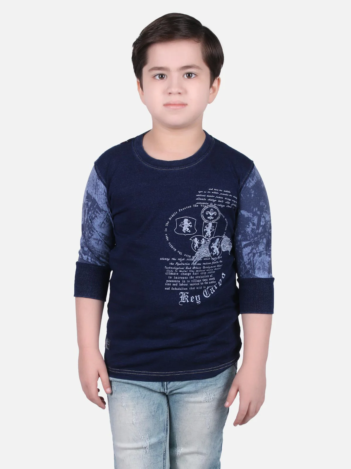 Boy's Blue T-Shirt - EBTTS18-2424