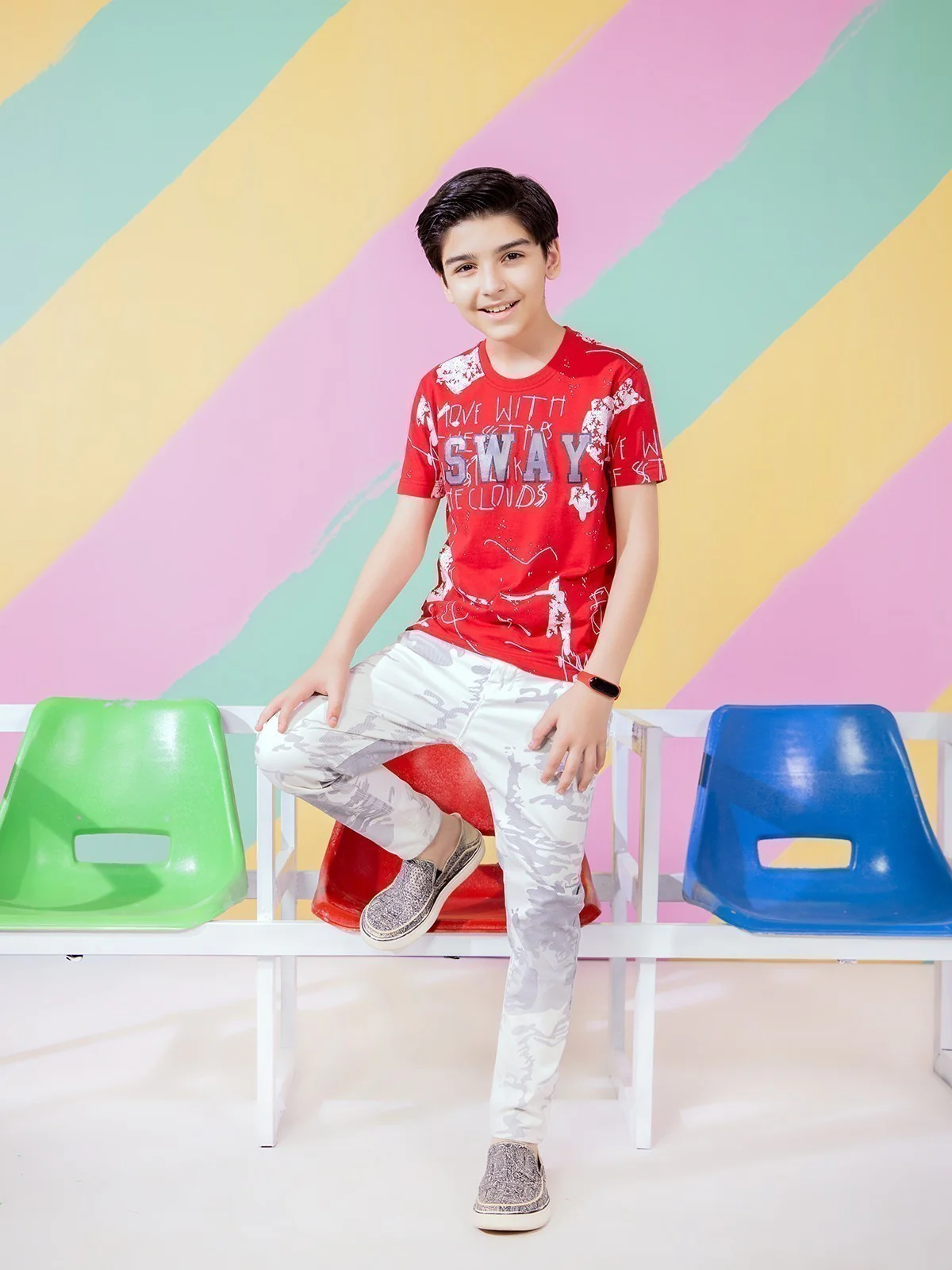 Boy's Red T-Shirt - EBTTS21-004