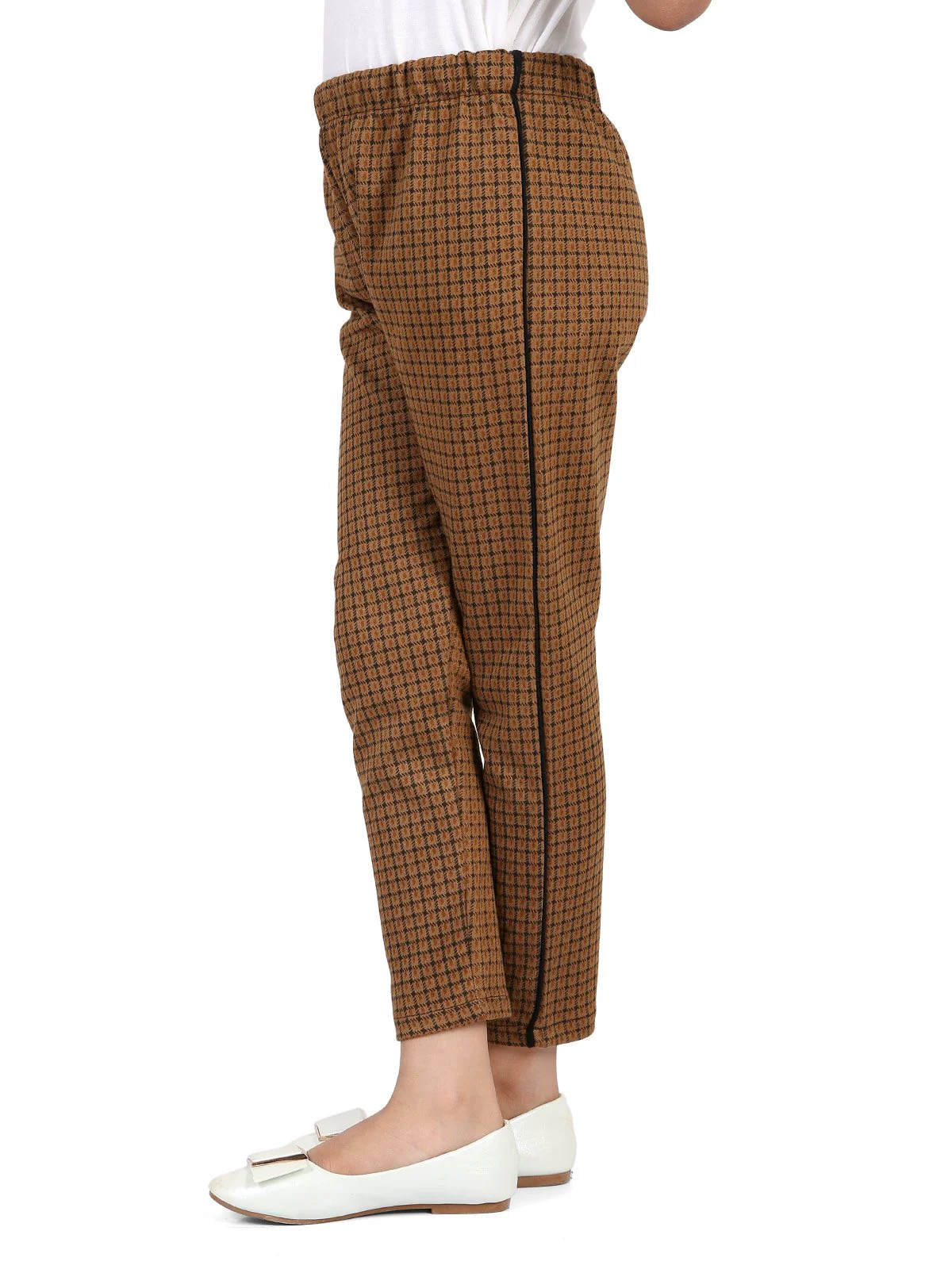 Girl's Brown Bottom Knitted - EGBTK19-016 - Image 5