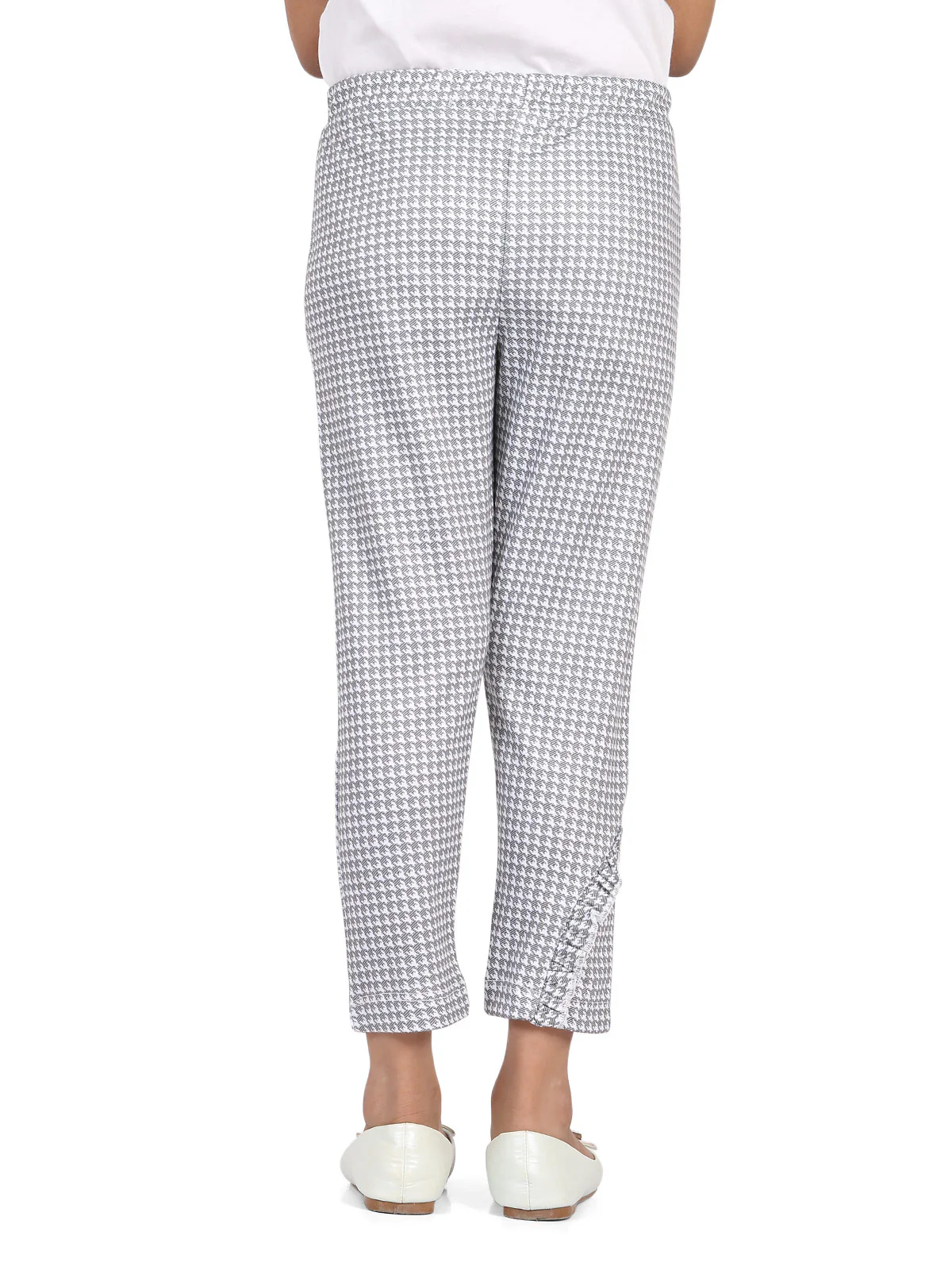 Girl's Light Grey Bottom Knitted - EGBTK19-019 - Image 6