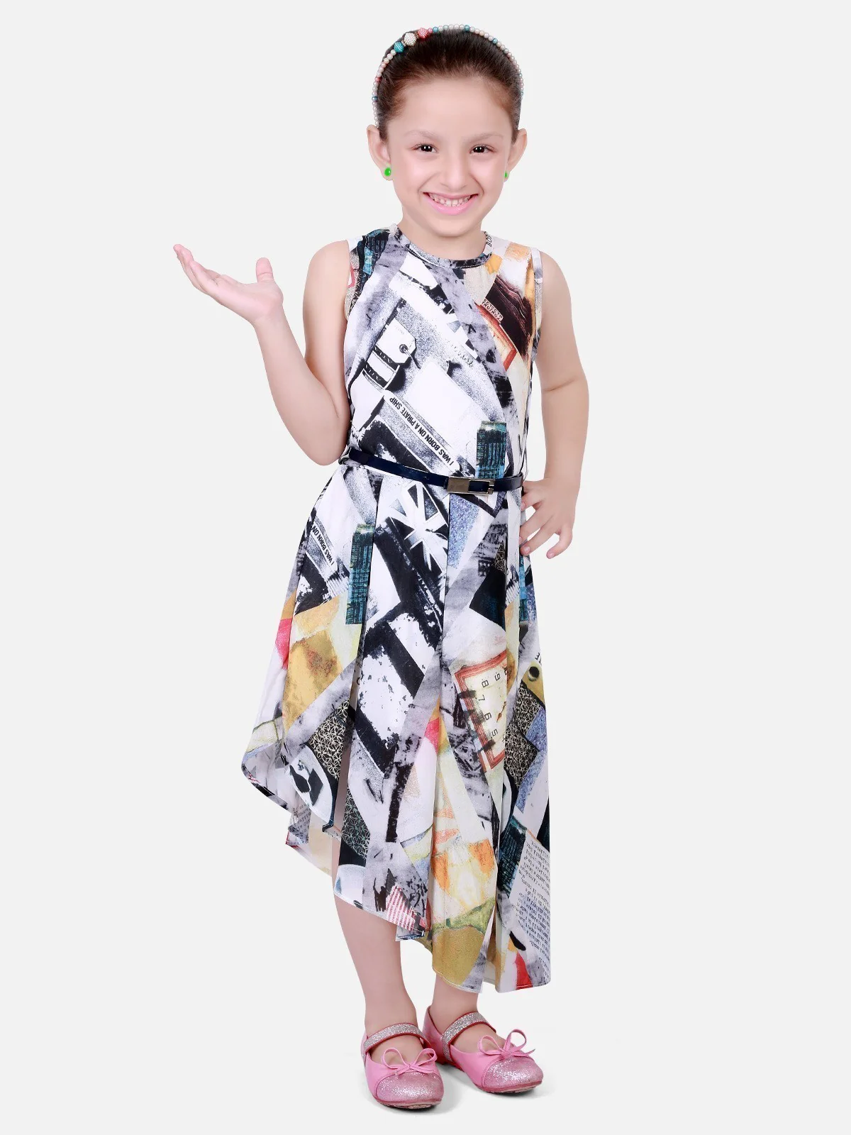 Girl's Multi Frock - EGTF17A-0722