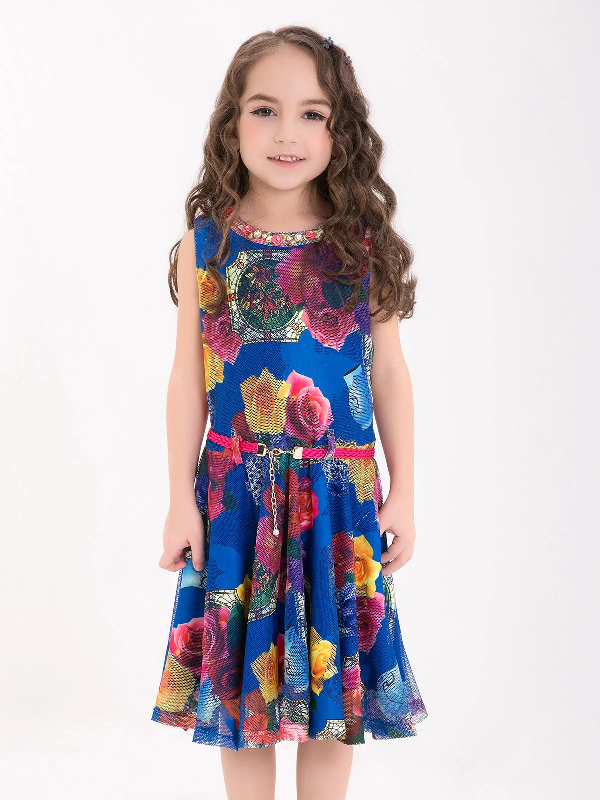 Girl's Royal Blue Frock - EGTF18S-0759