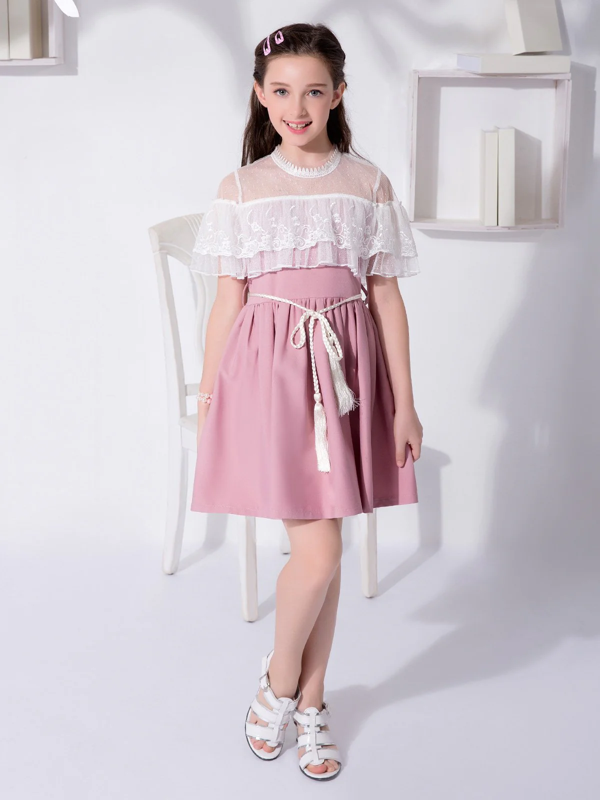 Girl's Pink Frock - EGTF18S-0776