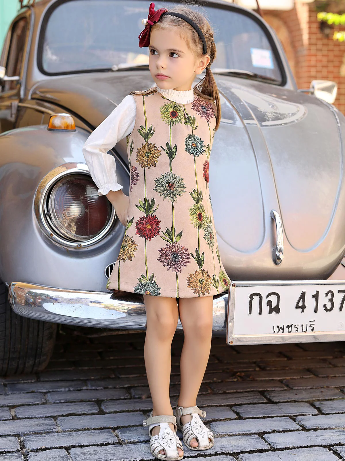 Girl's Coffee Frock - EGTF18W-0785