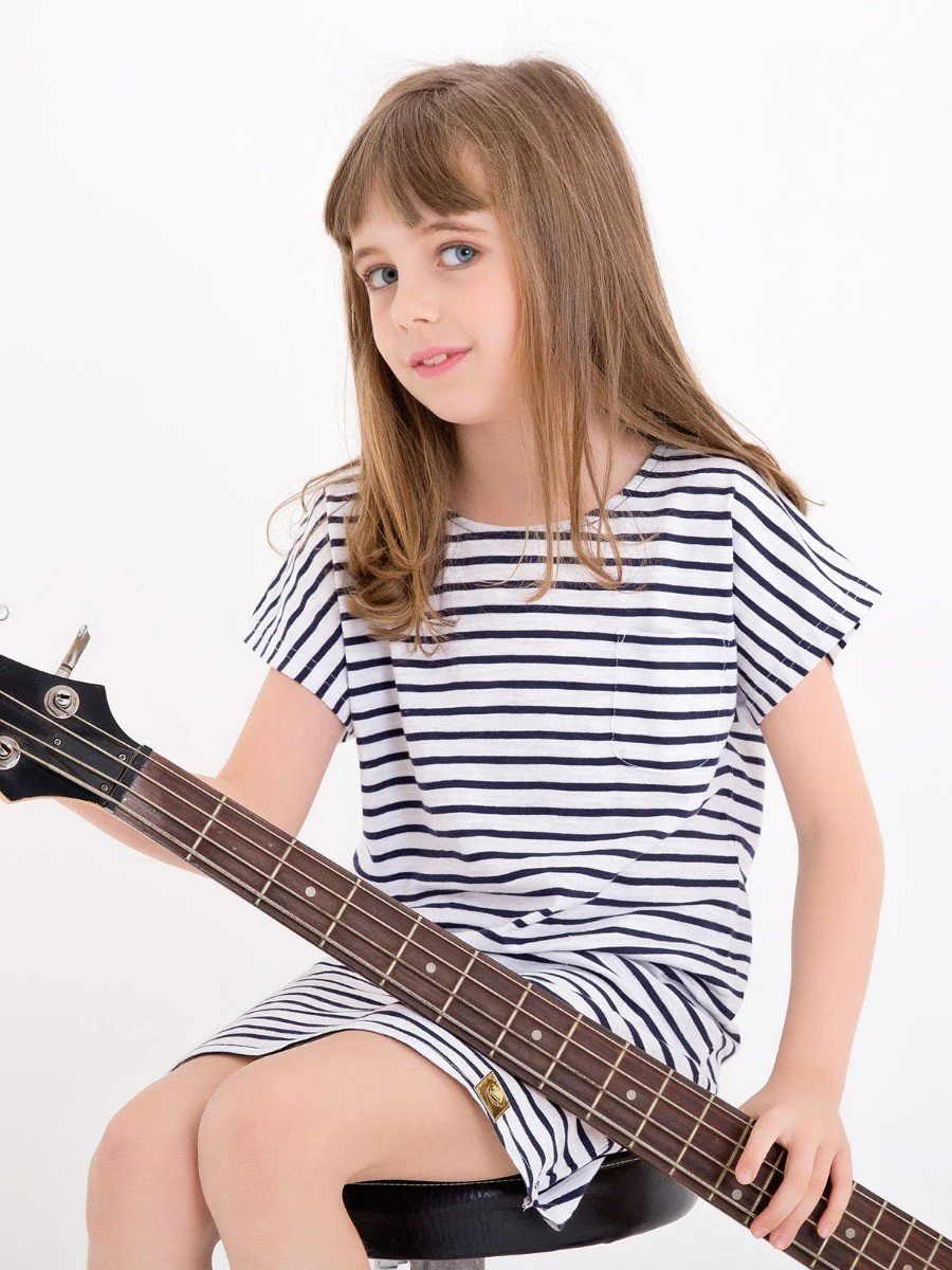 Girl's White Frock - EGTFK18S-007