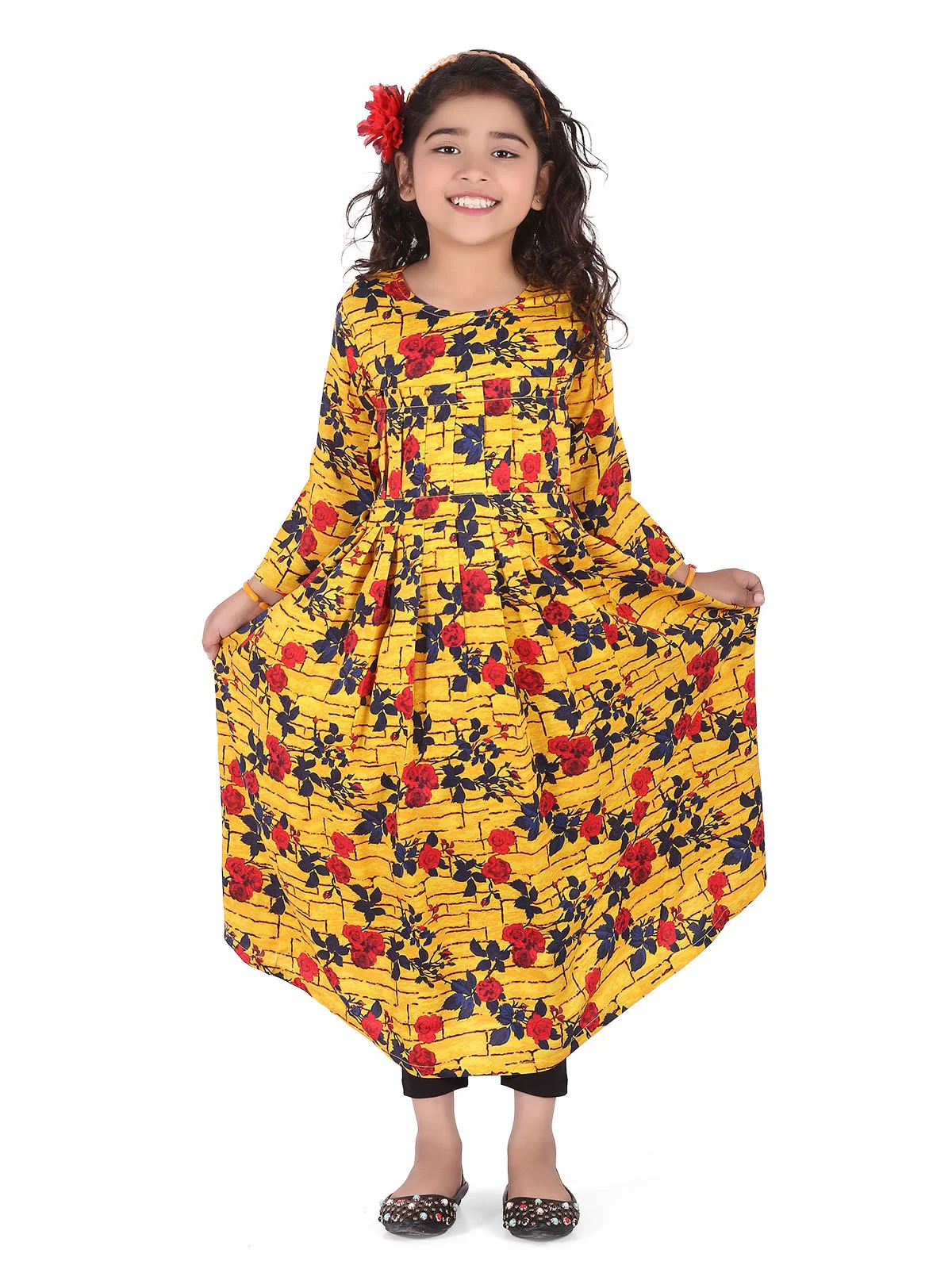 Girl's Yellow Frock - EGTFW19S-202