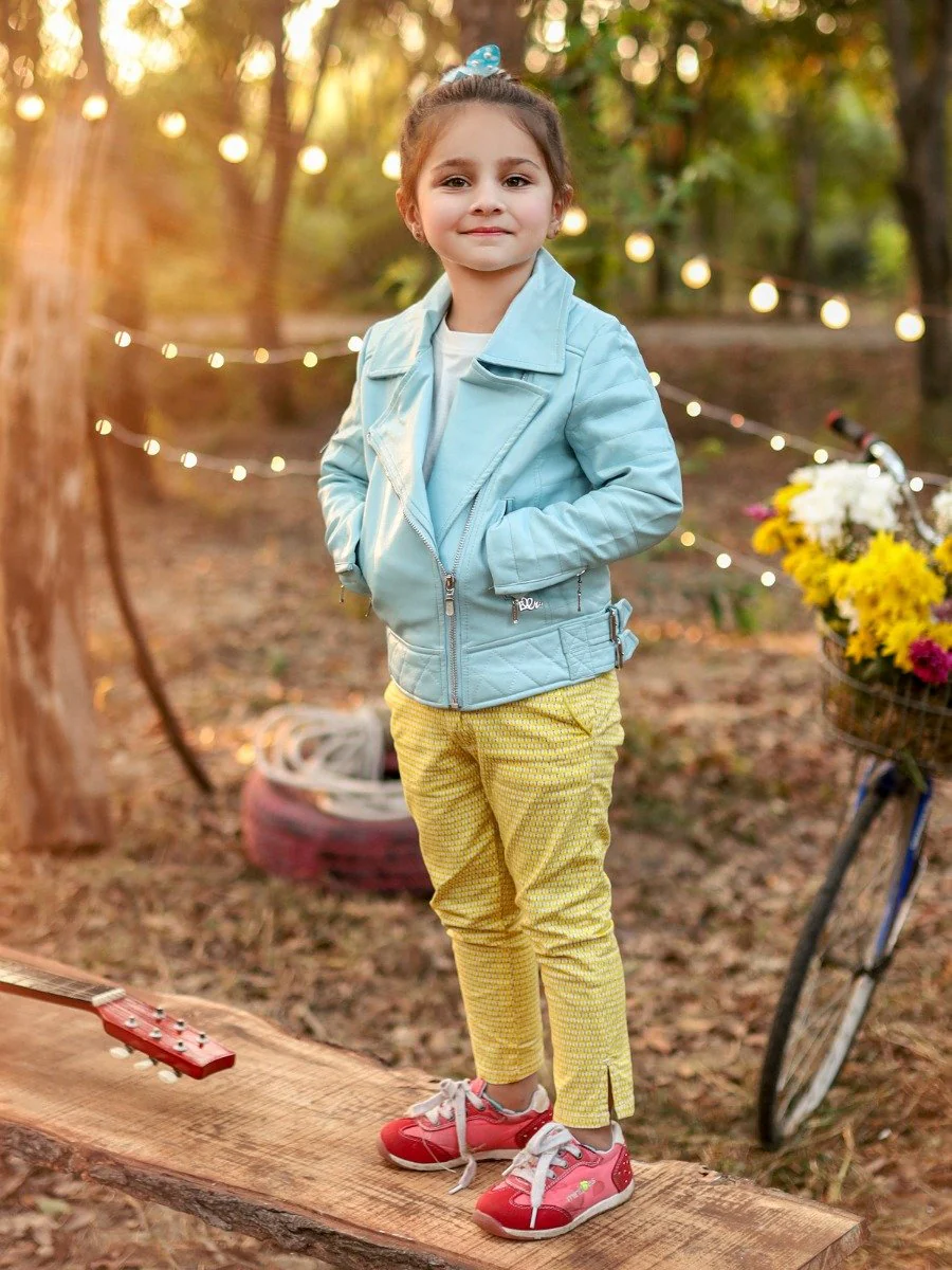 Girl's Light Blue Jacket - EGTJ19-13022