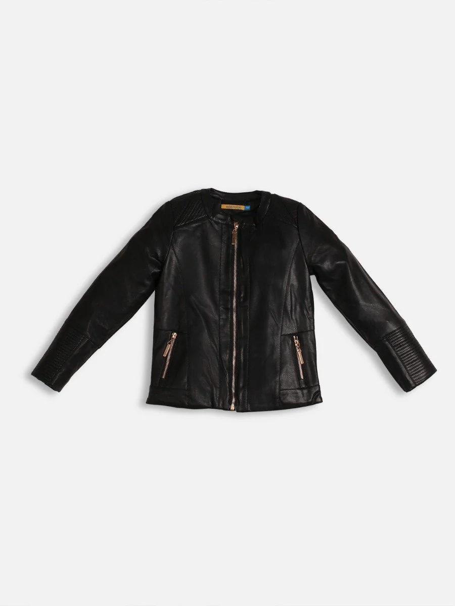 Girl's Black Jacket - EGTJ19-13023