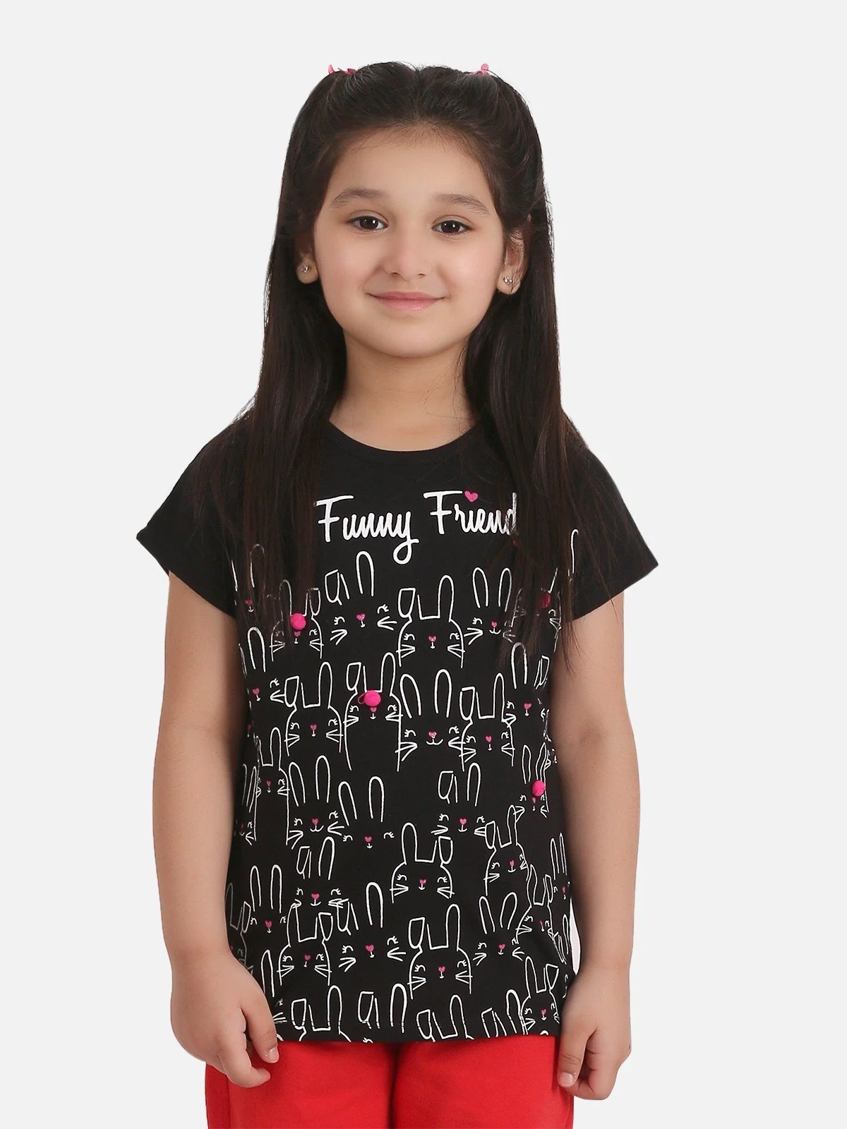 Girl's Black Top - EGTK20-018