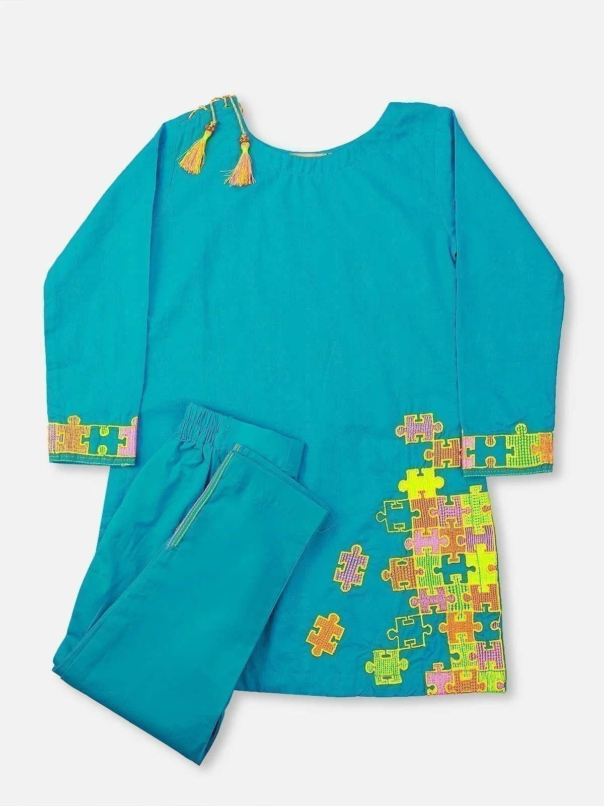 Girl's Bright Blue Pret - EGTKE21-70274 (2-Pcs)