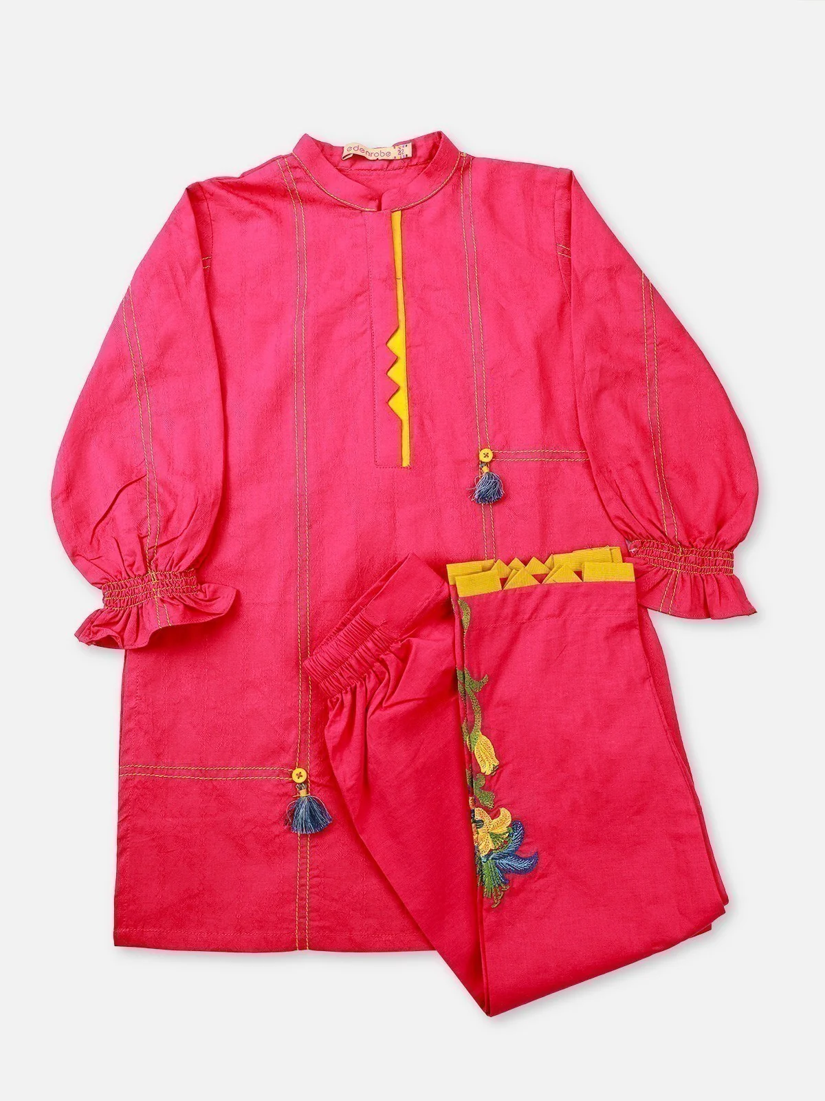 Girl's Bright Pink Pret - EGTKE21-70276 (2-Pcs)