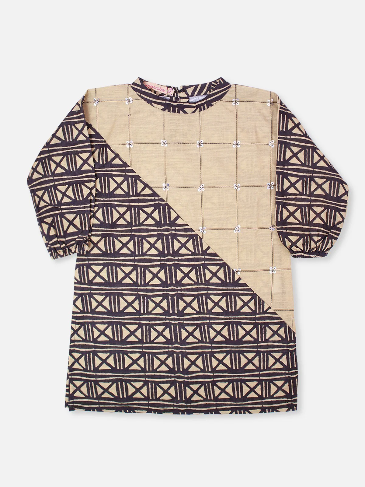 Girl's Black & Beige Pret - EGTKP21-70312
