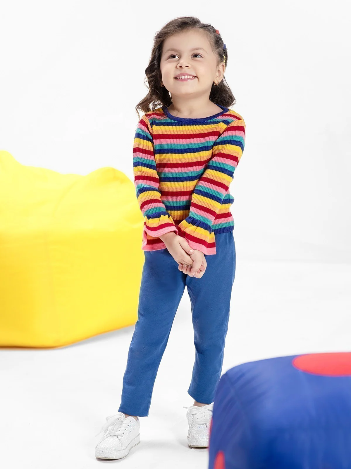 Girl's Multi Sweater - EGTSWT21-008