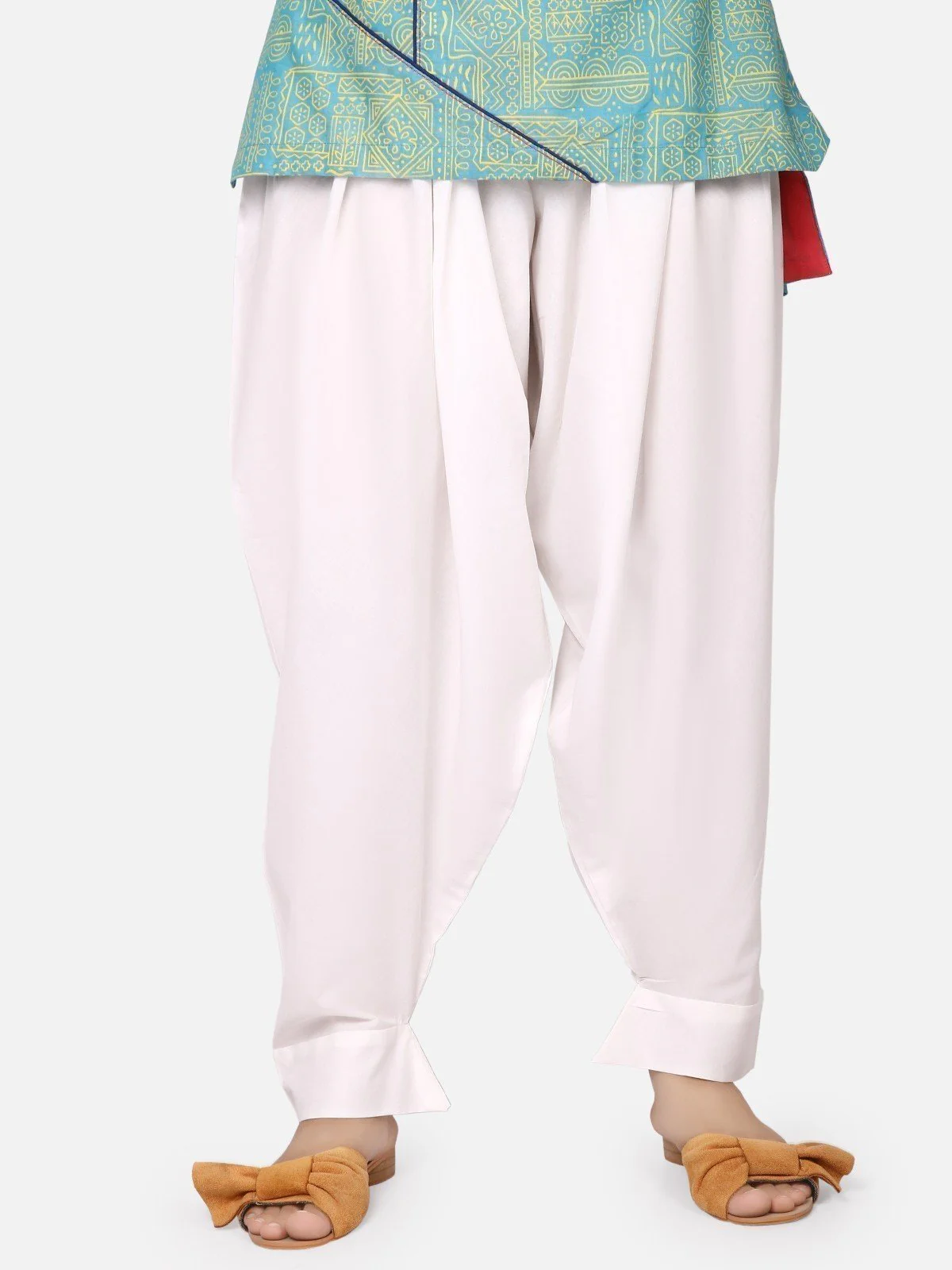 Women's White Trouser - ELBP19-76165