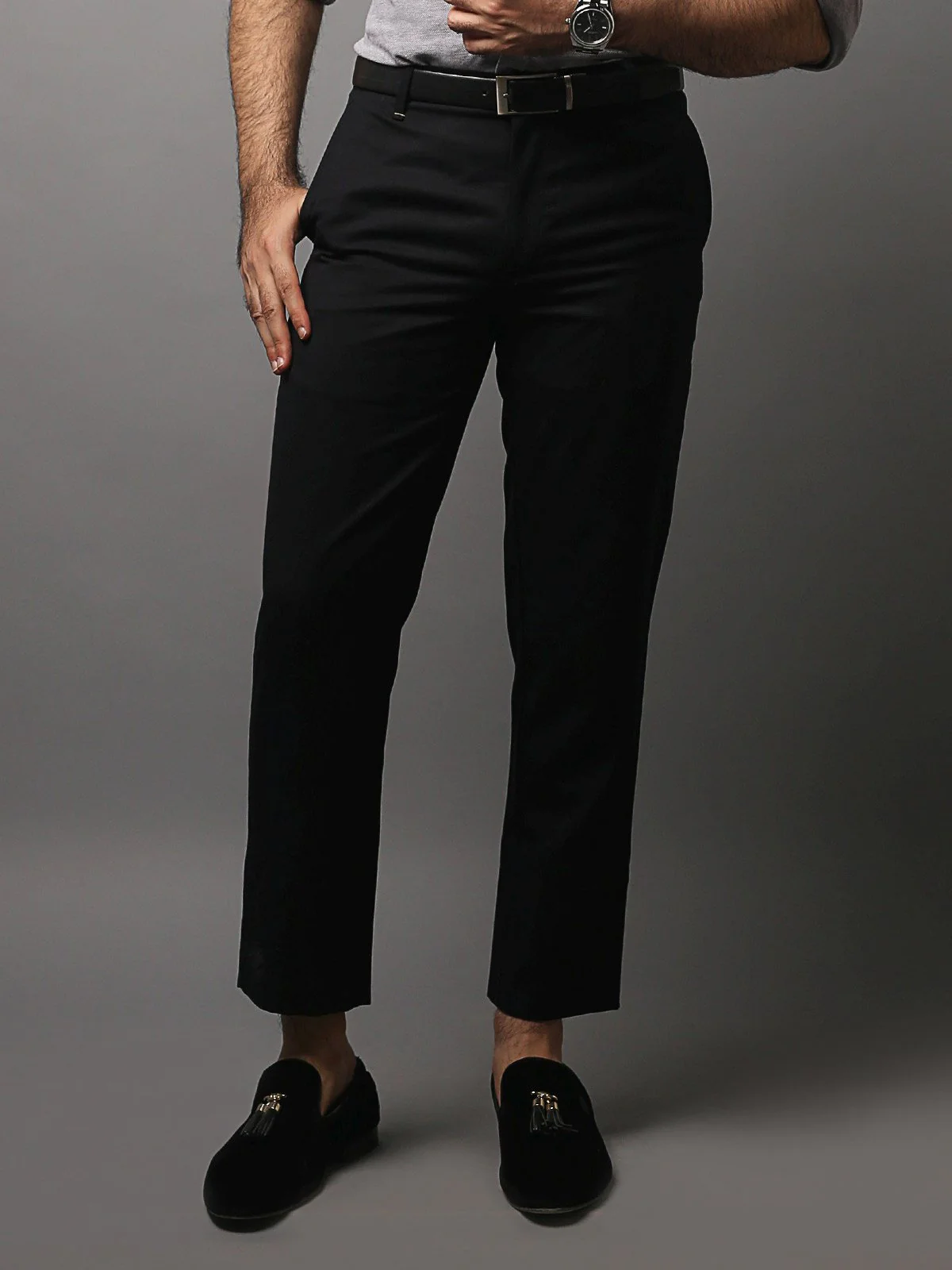 Men's Dark Blue Pant - EMBPF17-15195