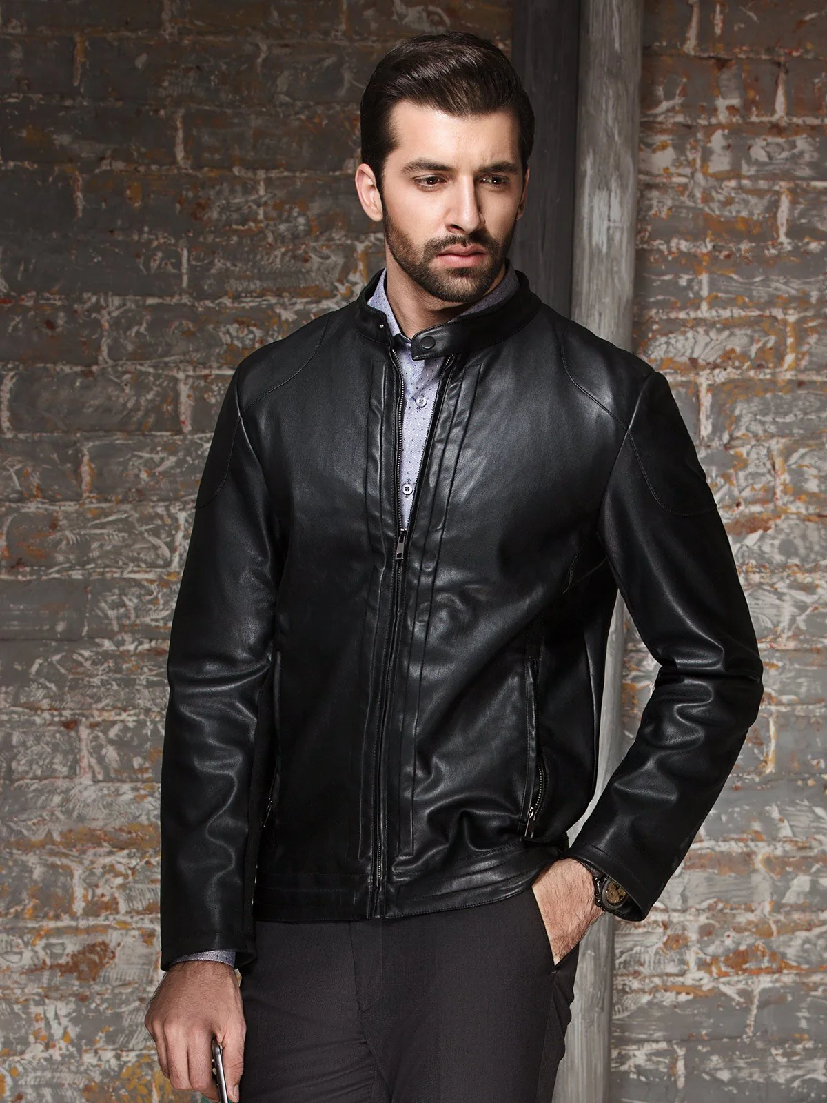 Men's Black Jacket - EMTJ17-006
