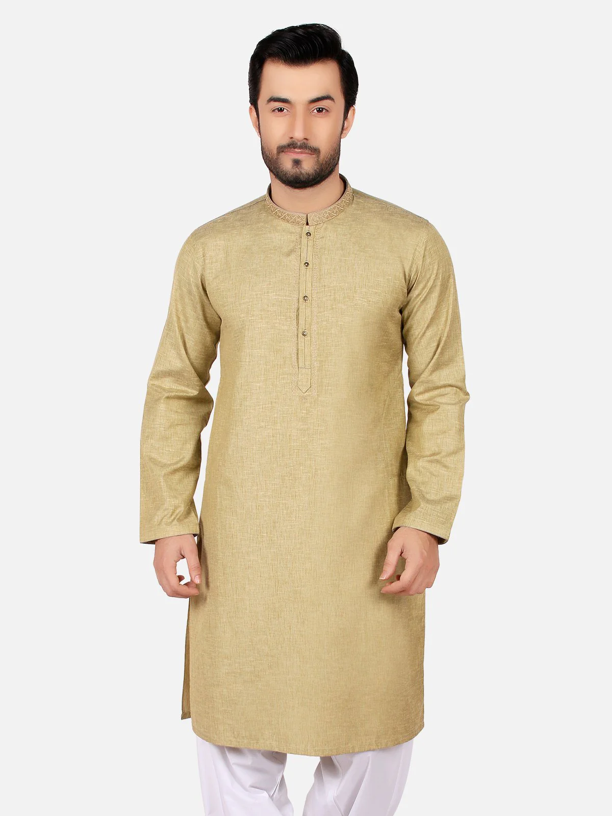 Men's Light Green Kurta - EMTK19S-9724