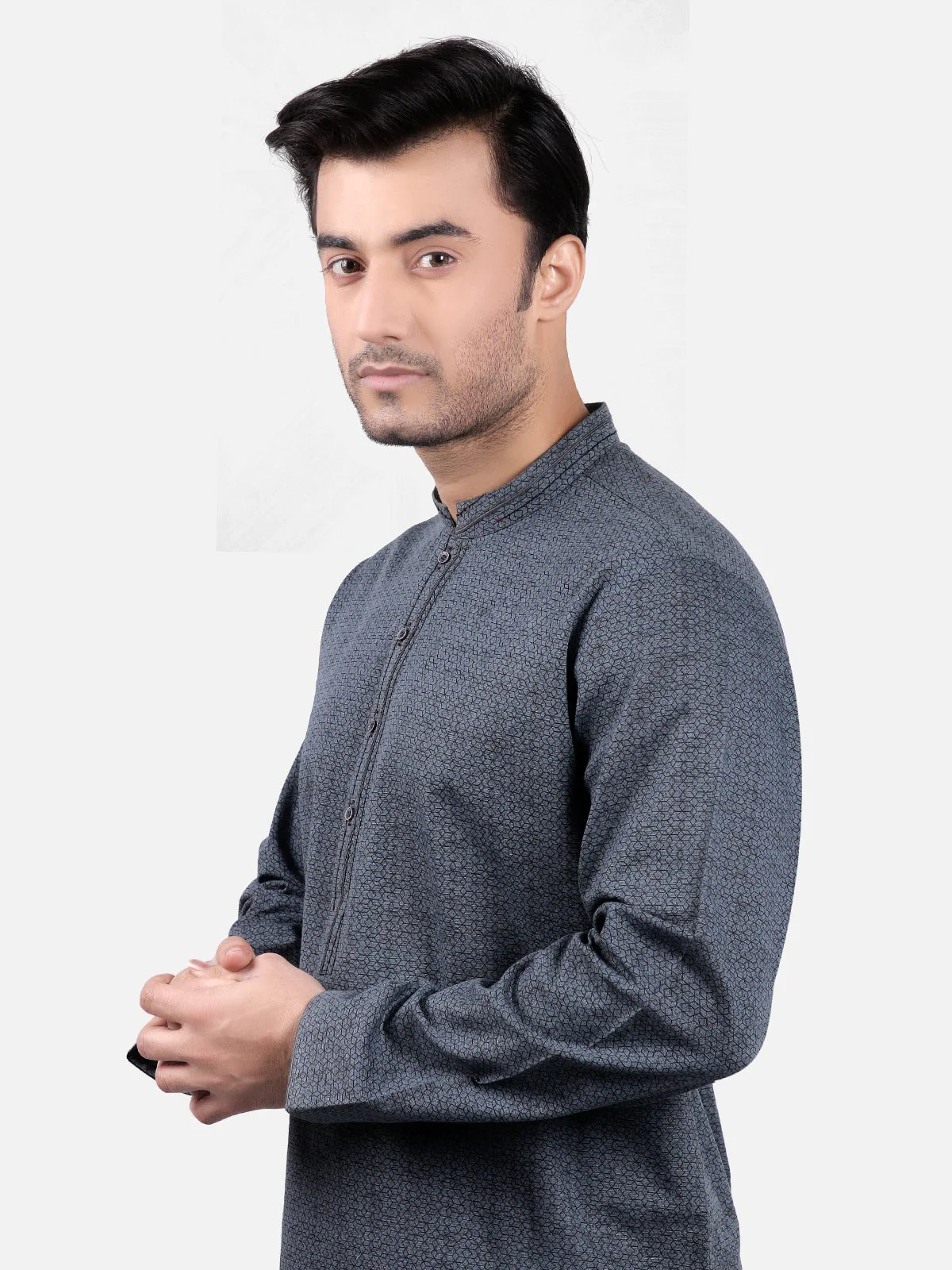 Men's Dark Turquoise Kurta - EMTK19S-9738